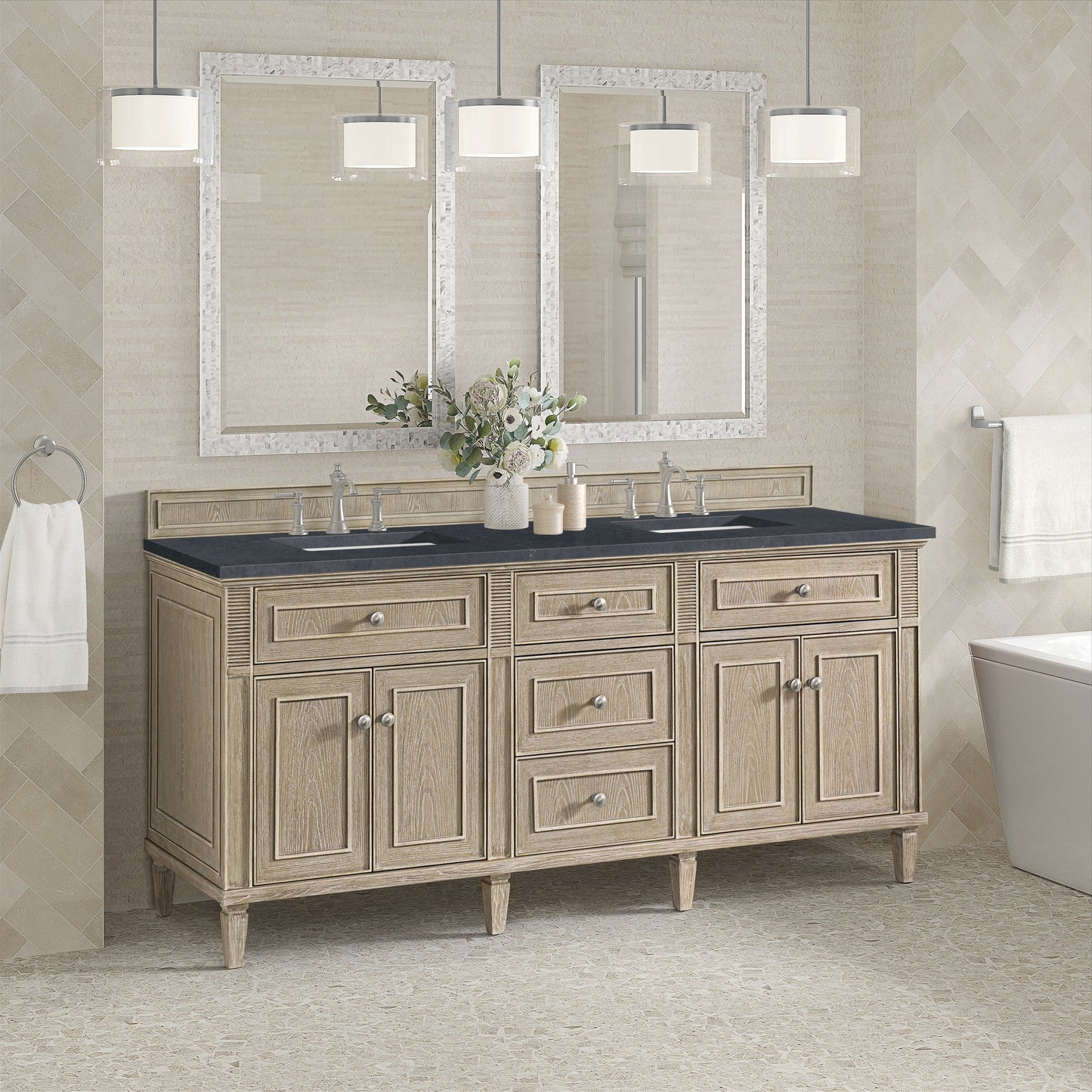 James Martin 72" Lorelai Double Vanity