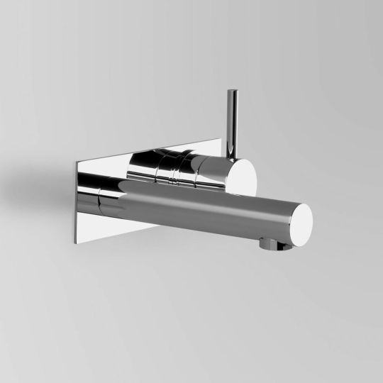 Astra Walker Icon Wall Set with Mixer on Backplate with 155mm Spout - a69.05.48.bp.v2