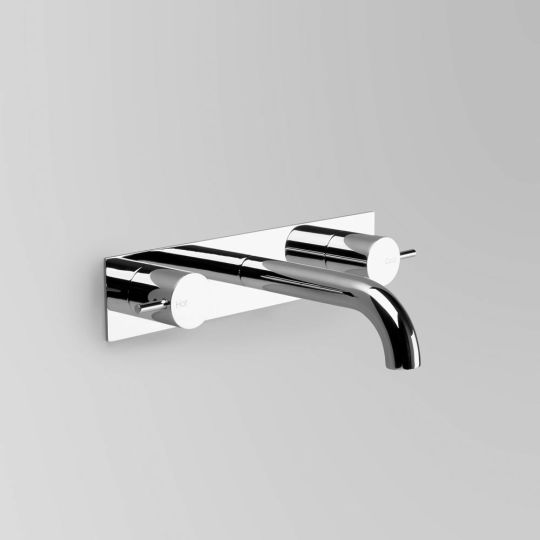 Astra Walker Icon Wall Set on Backplate with 155x25mm Spout - a69.05.bp