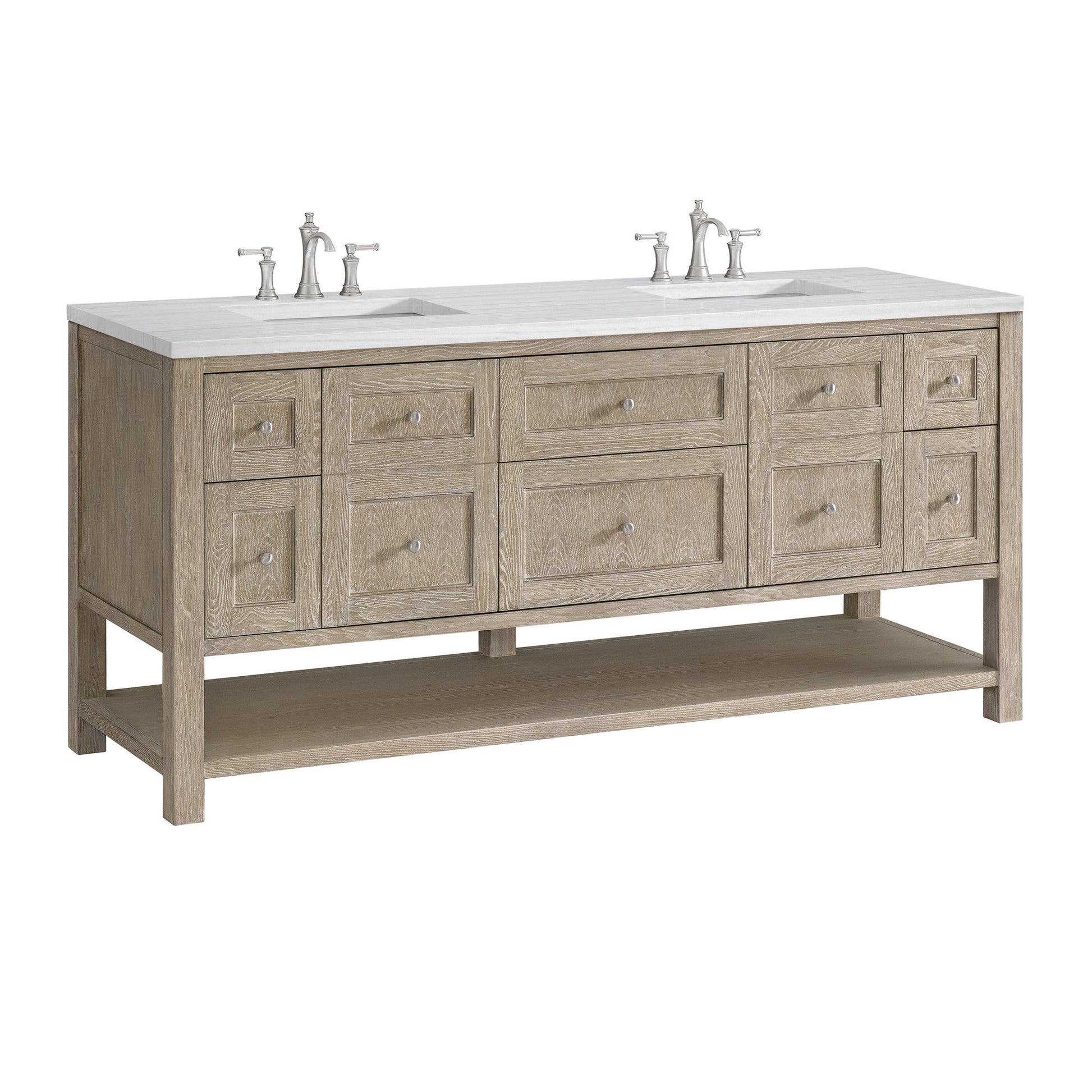 James Martin 72" Breckenridge Double Vanity - Luxe Bathroom Vanities