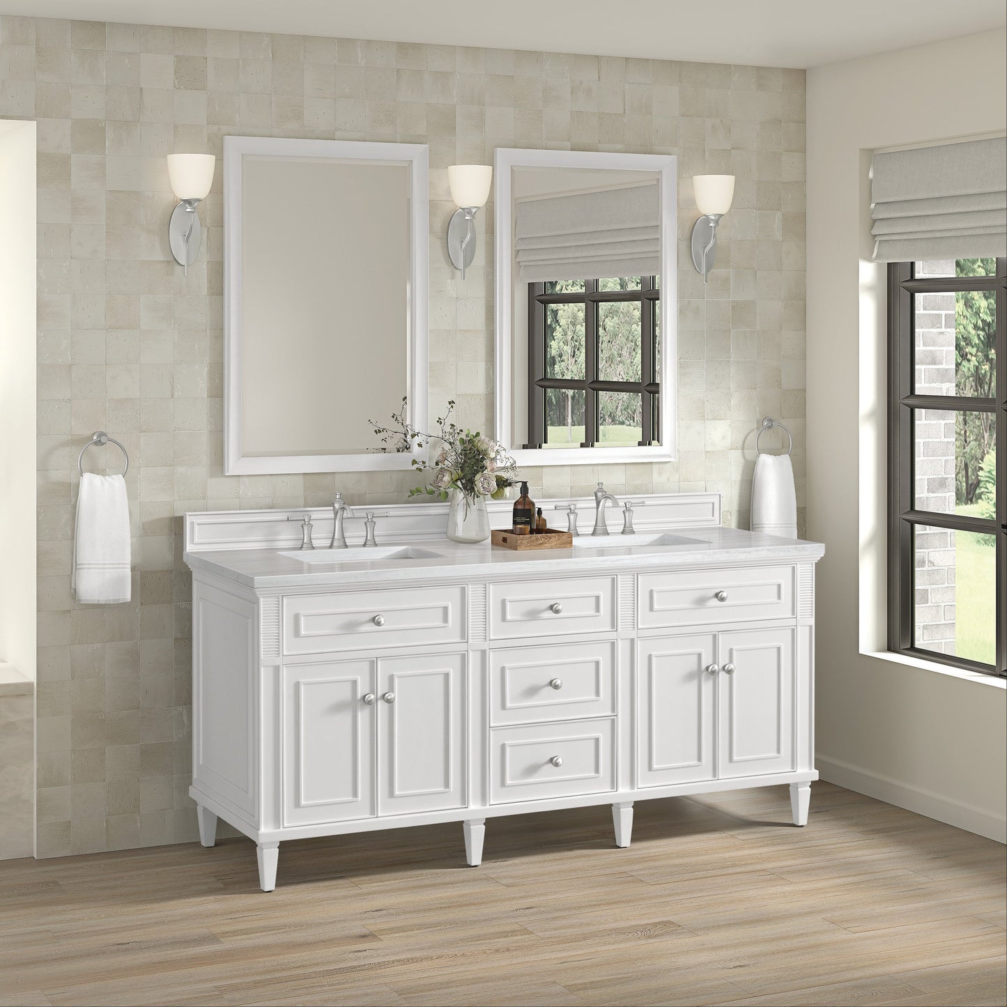 James Martin 72" Lorelai Double Vanity