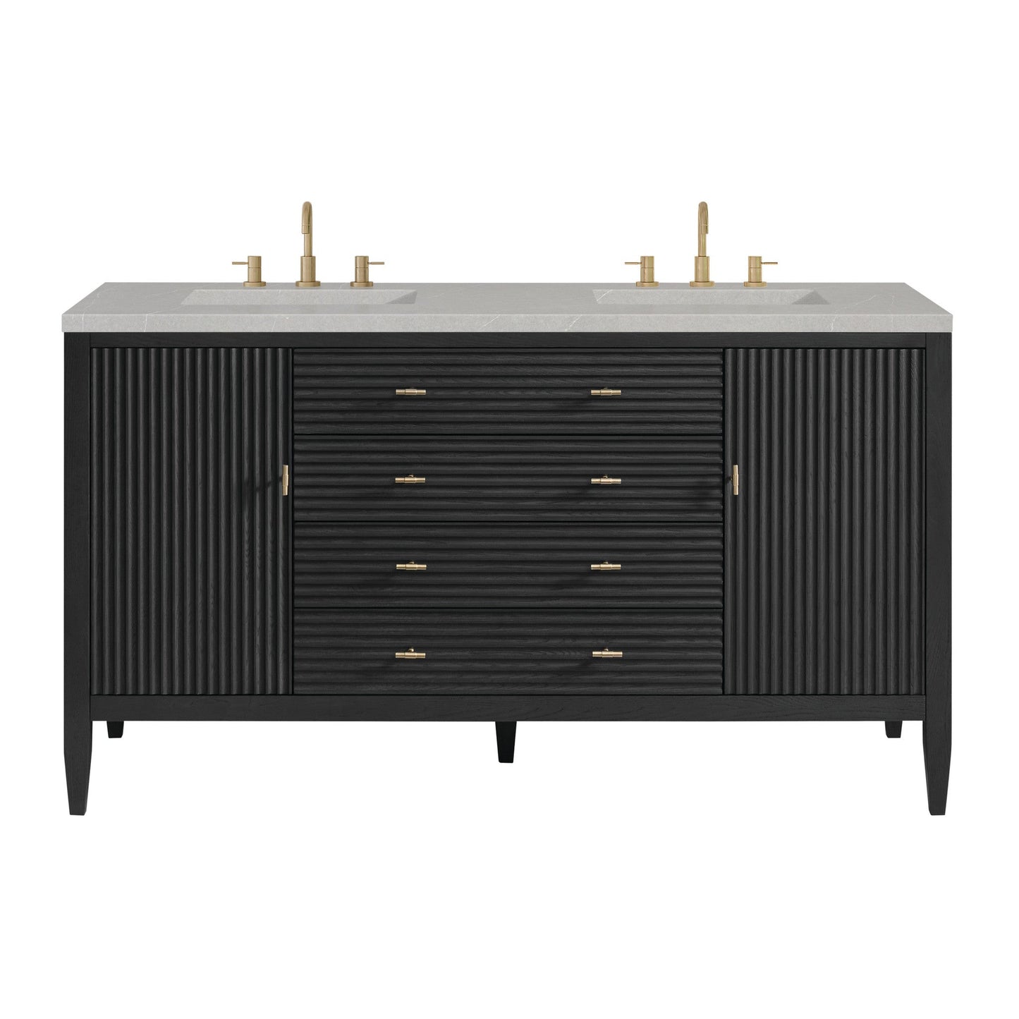 James Martin 60" Myrrin Double Vanity - Luxe Bathroom Vanities
