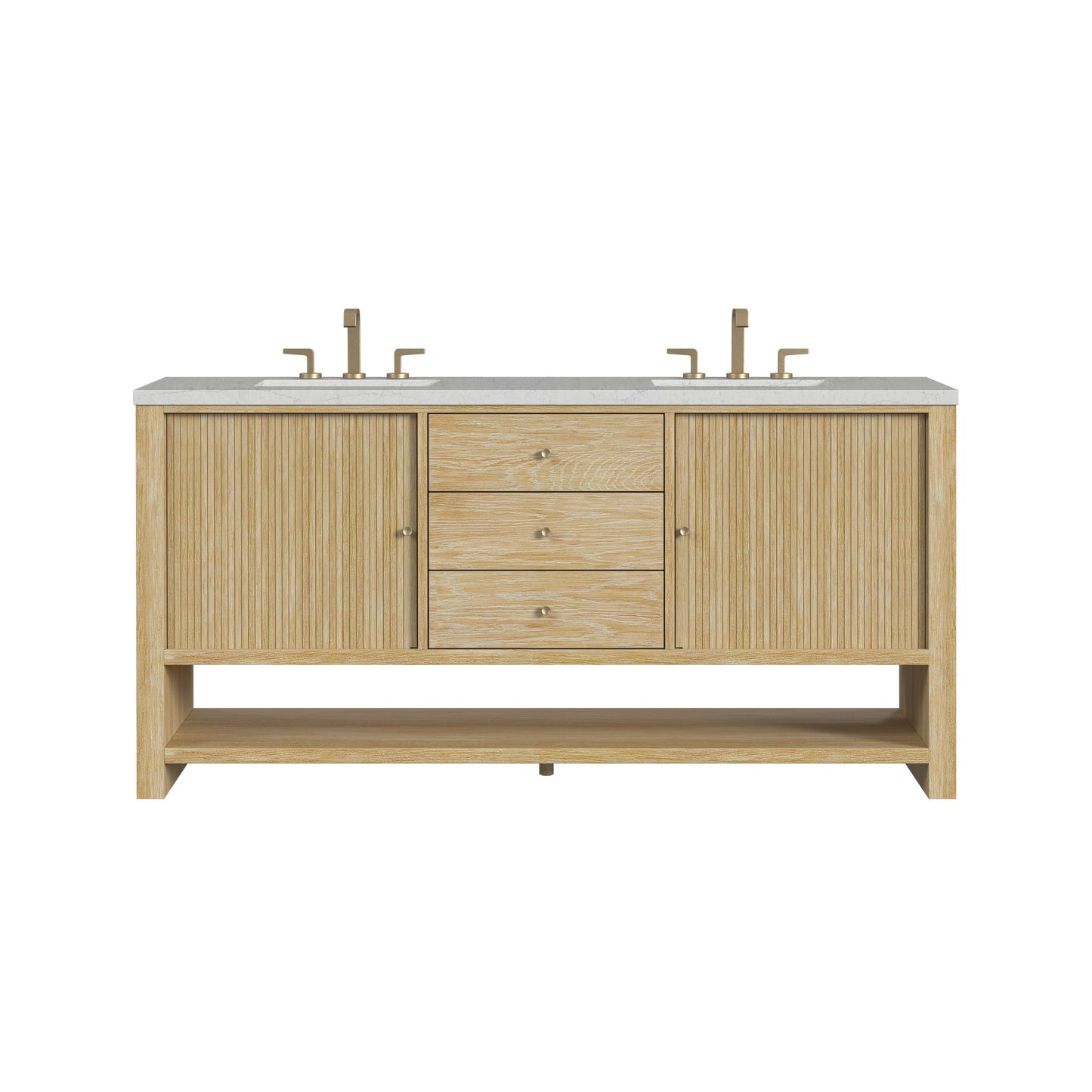 James Martin 72" Marigot Double Vanity - Luxe Bathroom Vanities