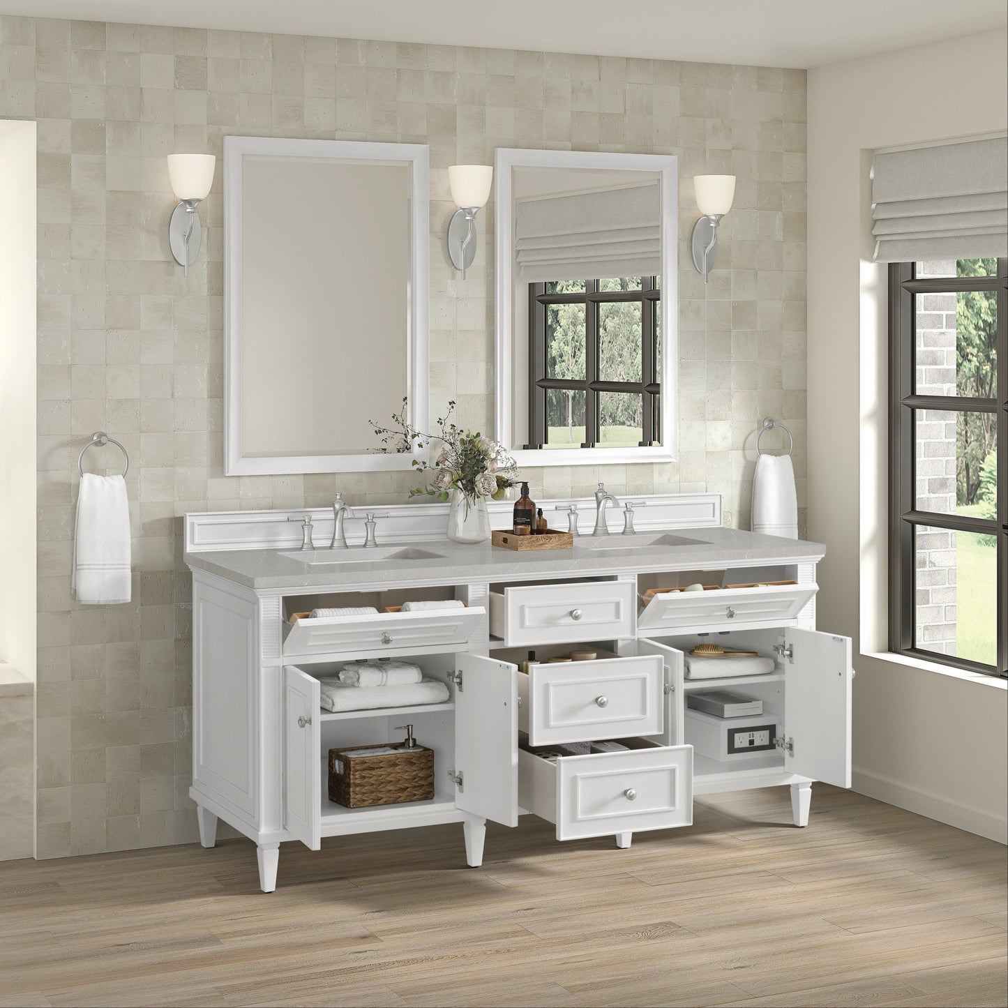 James Martin 72" Lorelai Double Vanity