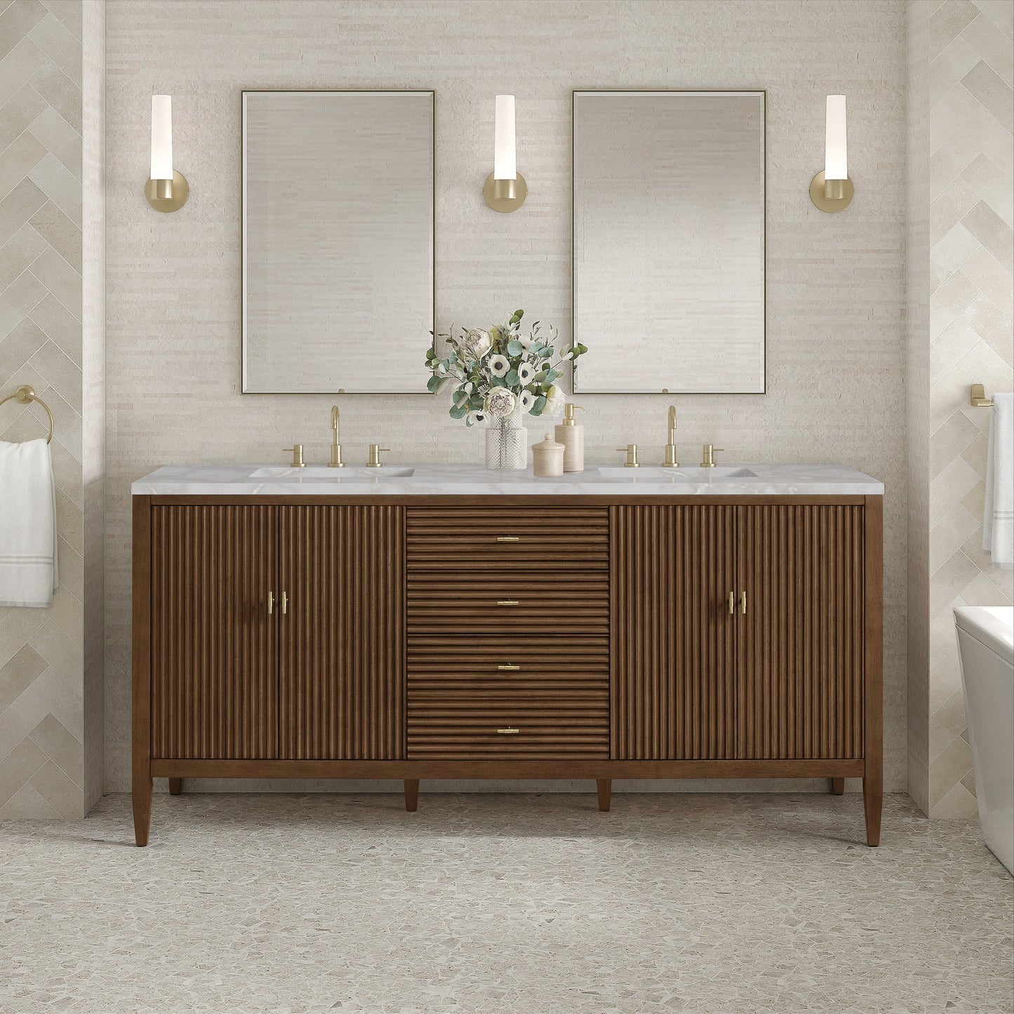 James Martin 72" Myrrin Double Vanity