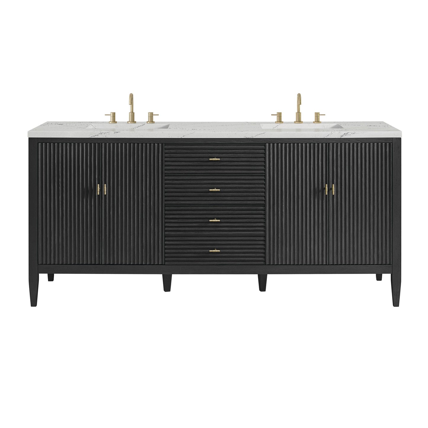 James Martin 72" Myrrin Double Vanity - Luxe Bathroom Vanities