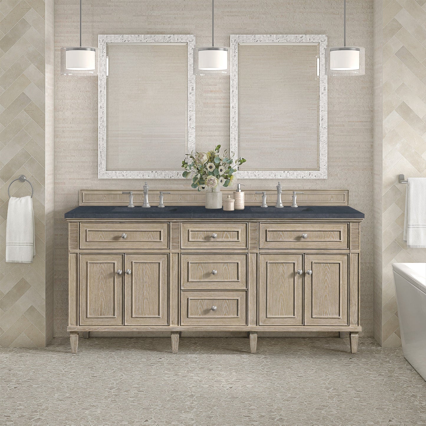 James Martin 72" Lorelai Double Vanity