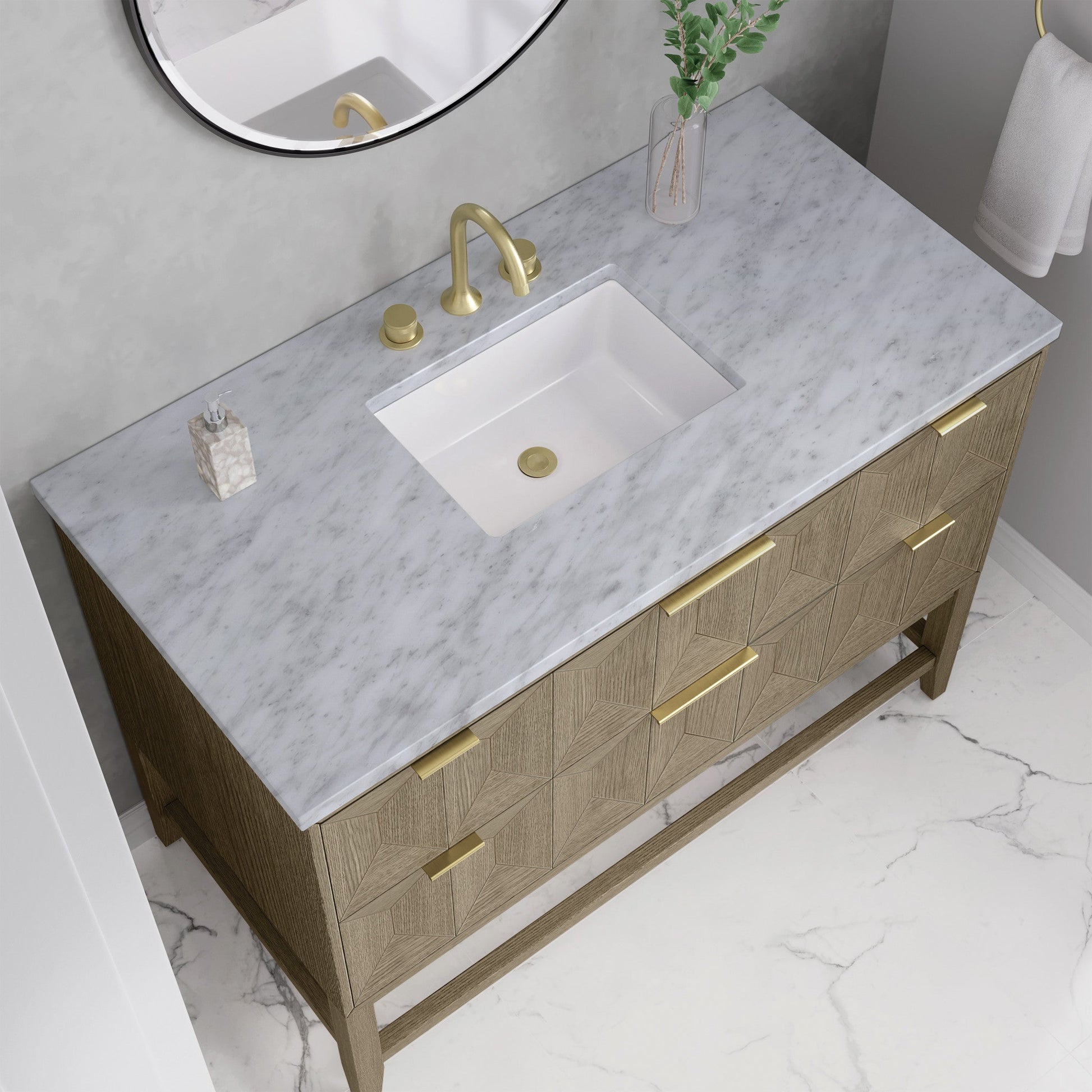 James Martin 48" Emmeline Single Vanity - Luxe Bathroom Vanities