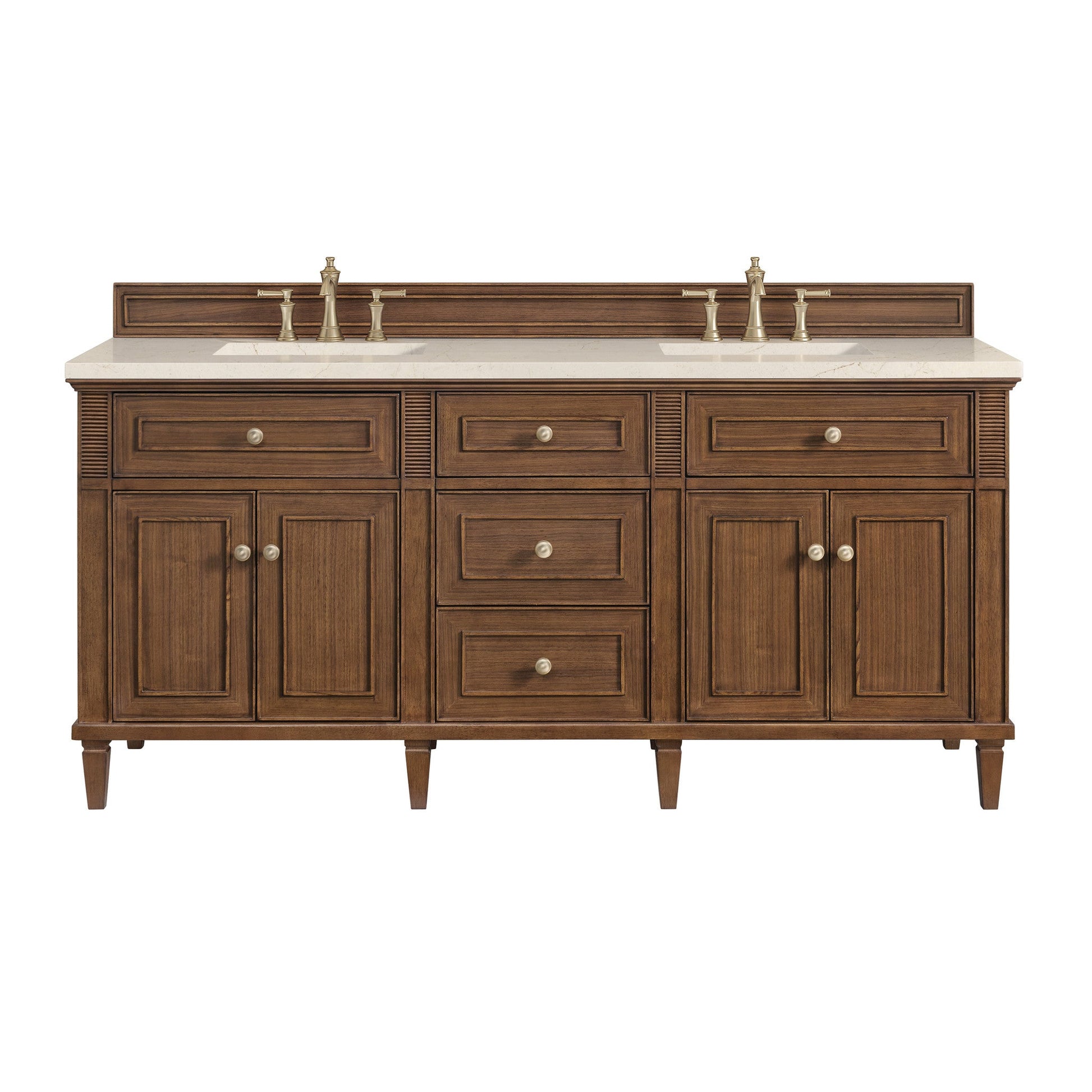 James Martin 72" Lorelai Double Vanity - Luxe Bathroom Vanities