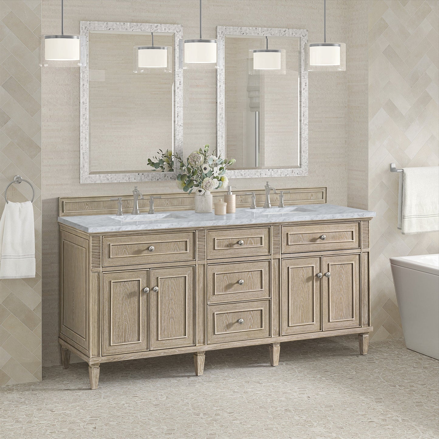 James Martin 72" Lorelai Double Vanity