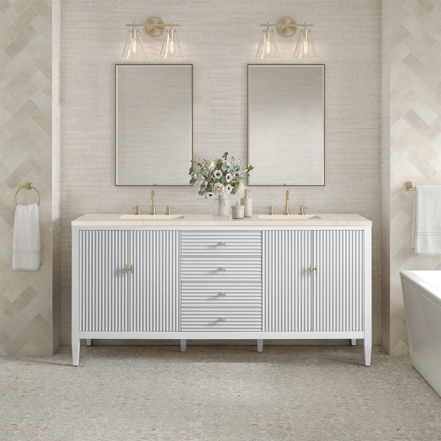 James Martin 72" Myrrin Double Vanity