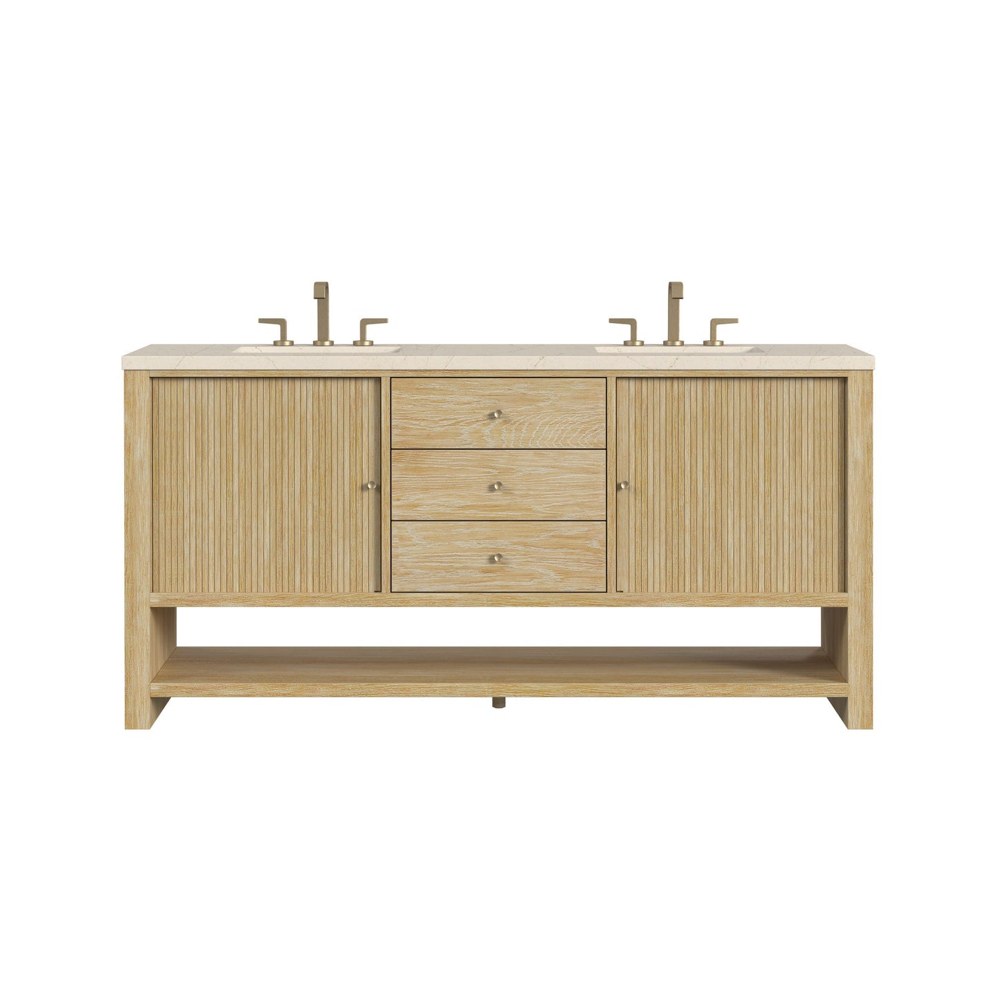 James Martin 72" Marigot Double Vanity - Luxe Bathroom Vanities
