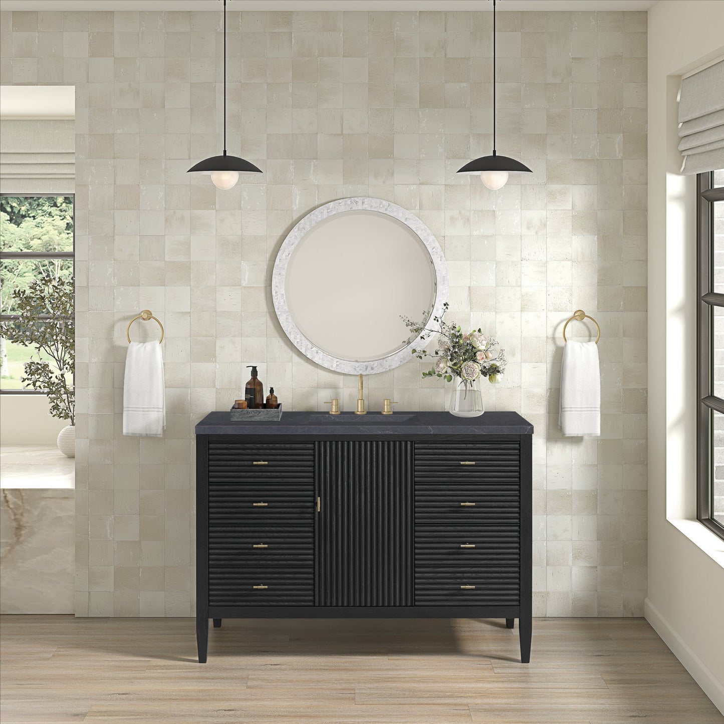 James Martin 48" Myrrin Vanity, W/ 3CM Top
