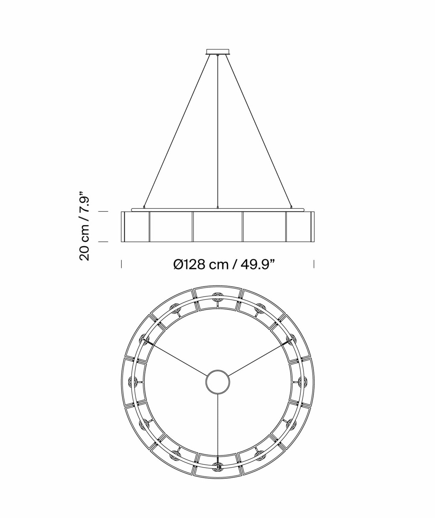 Sexta 12 Pendant lamps