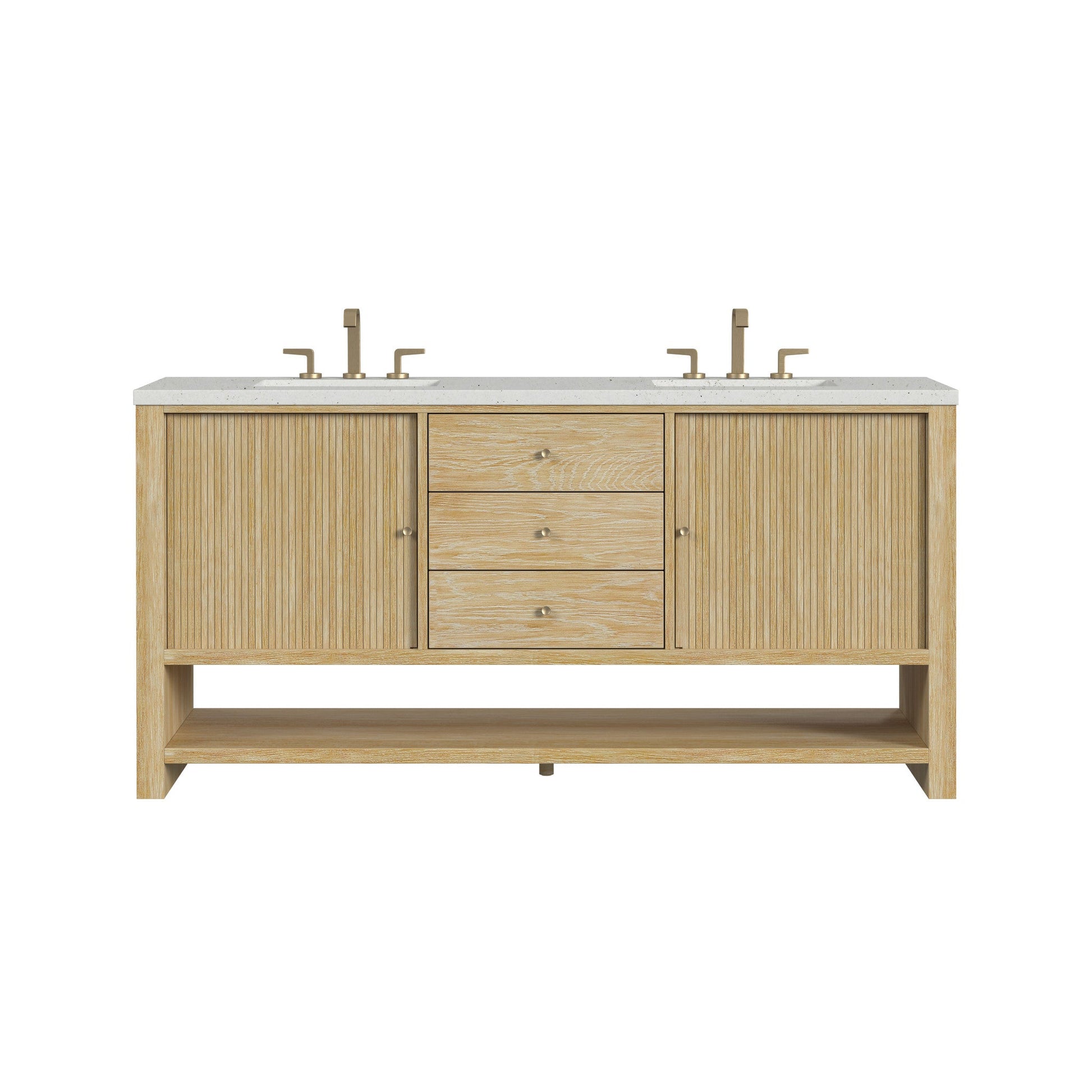 James Martin 72" Marigot Double Vanity - Luxe Bathroom Vanities