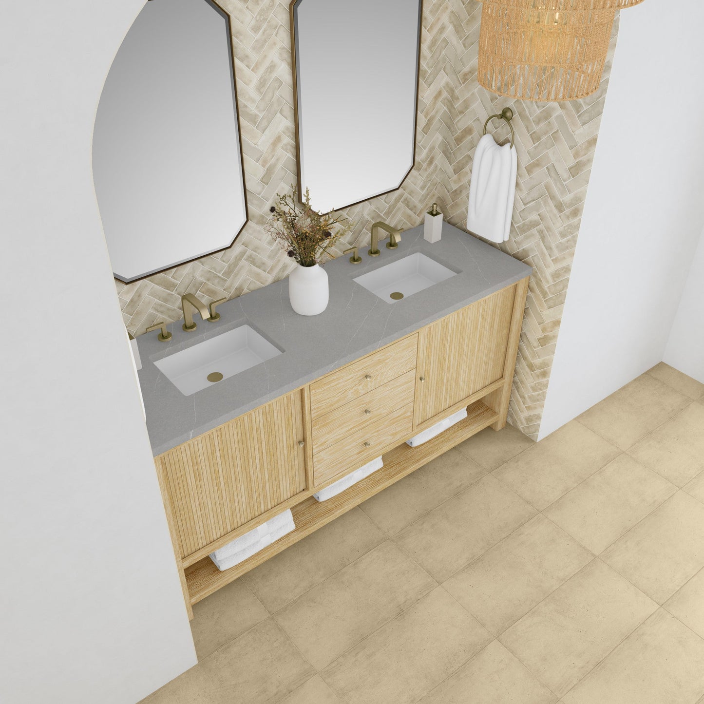 James Martin 72" Marigot Double Vanity - Luxe Bathroom Vanities