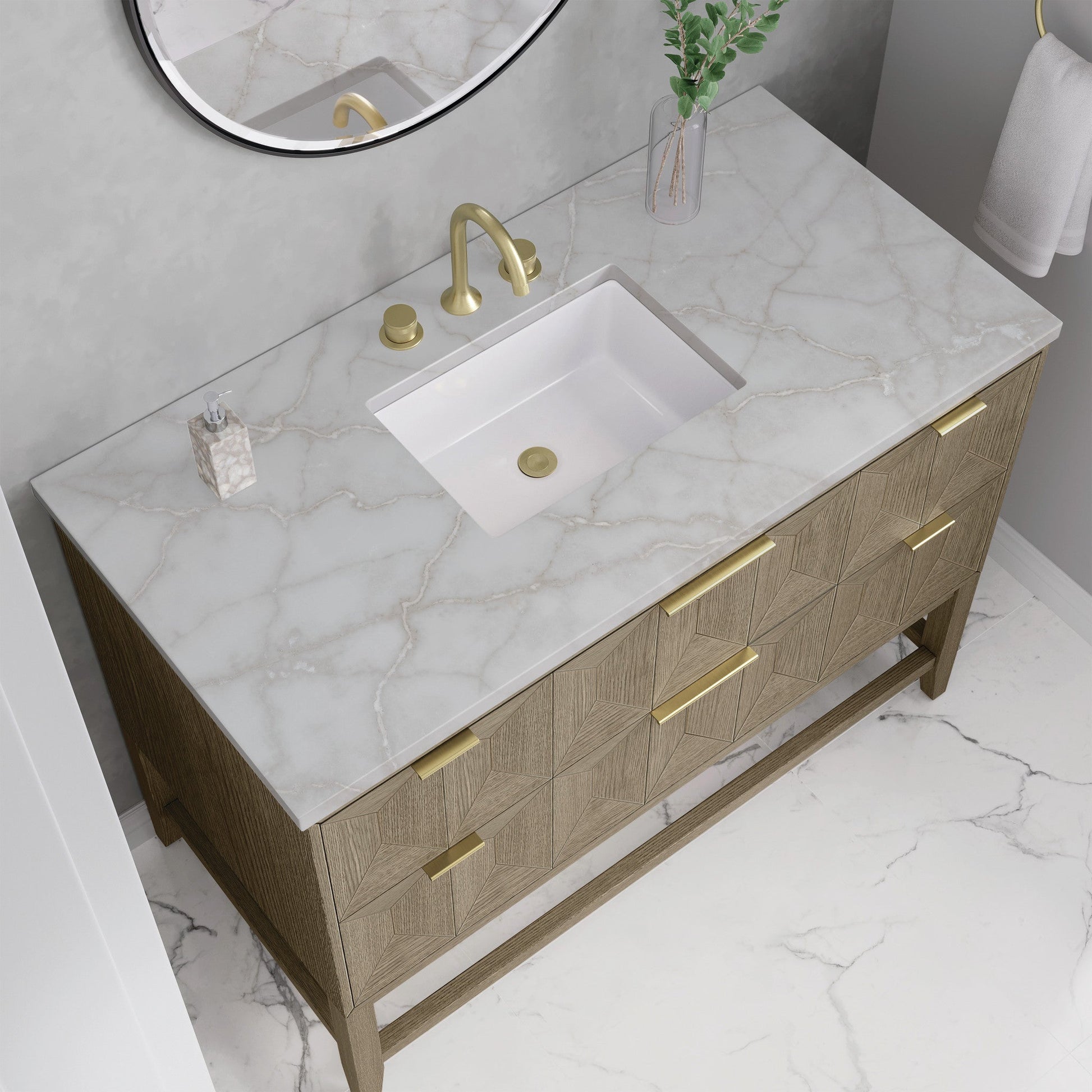 James Martin 48" Emmeline Single Vanity - Luxe Bathroom Vanities