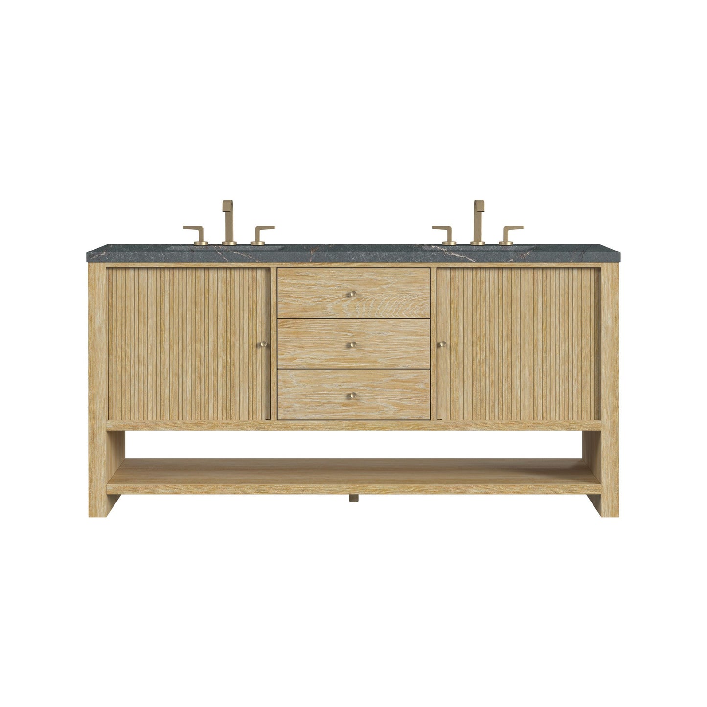 James Martin 72" Marigot Double Vanity - Luxe Bathroom Vanities
