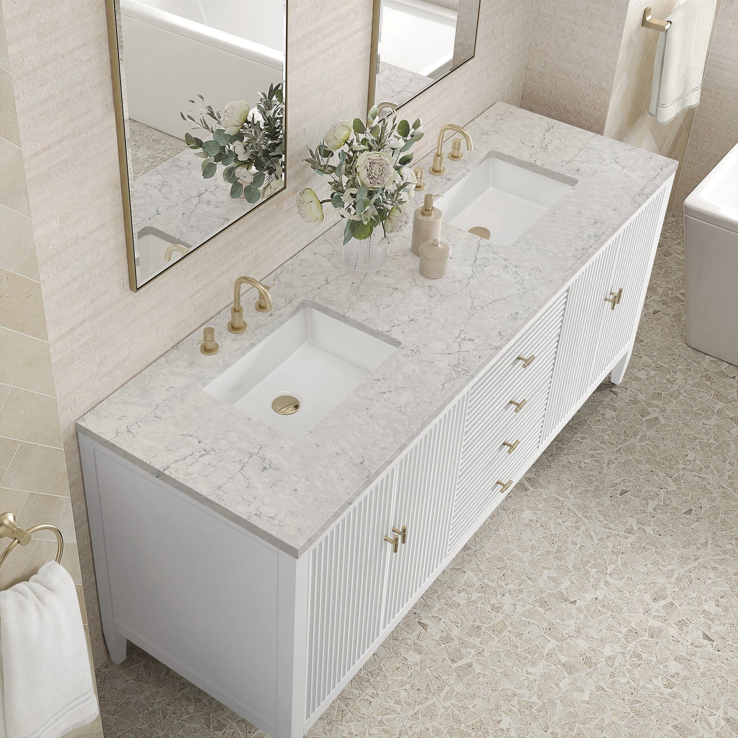 James Martin 72" Myrrin Double Vanity