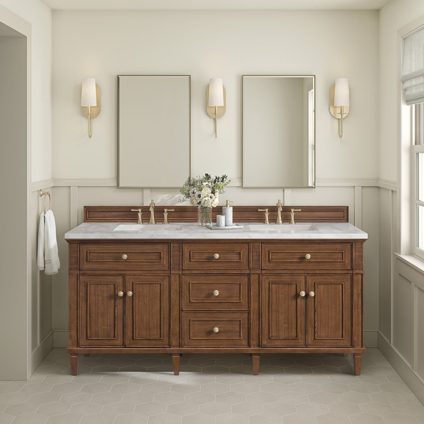James Martin 72" Lorelai Double Vanity