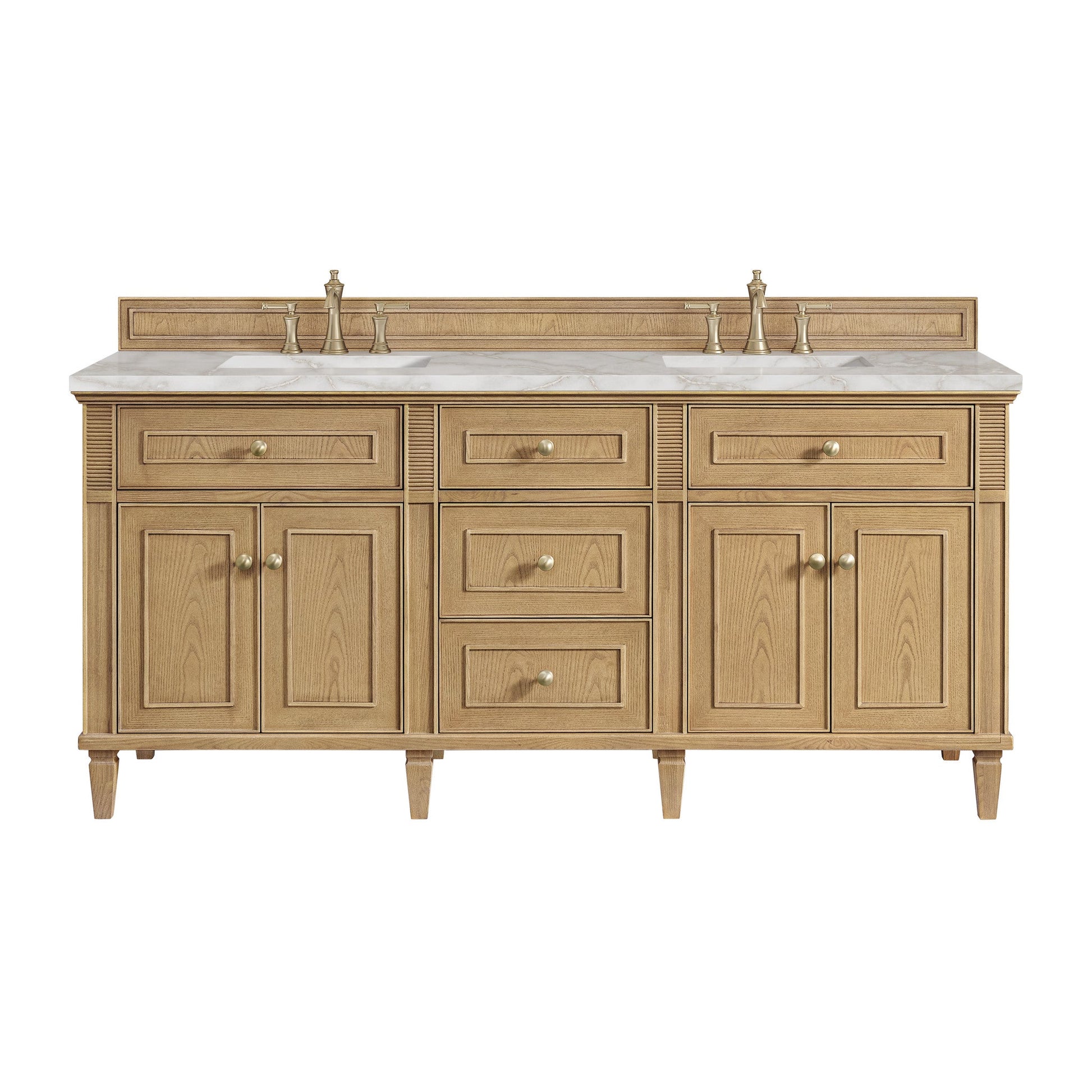 James Martin 72" Lorelai Double Vanity - Luxe Bathroom Vanities