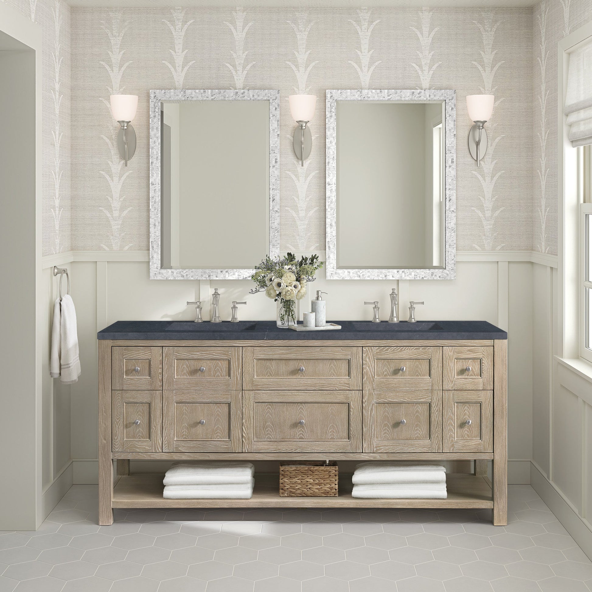James Martin 72" Breckenridge Double Vanity - Luxe Bathroom Vanities