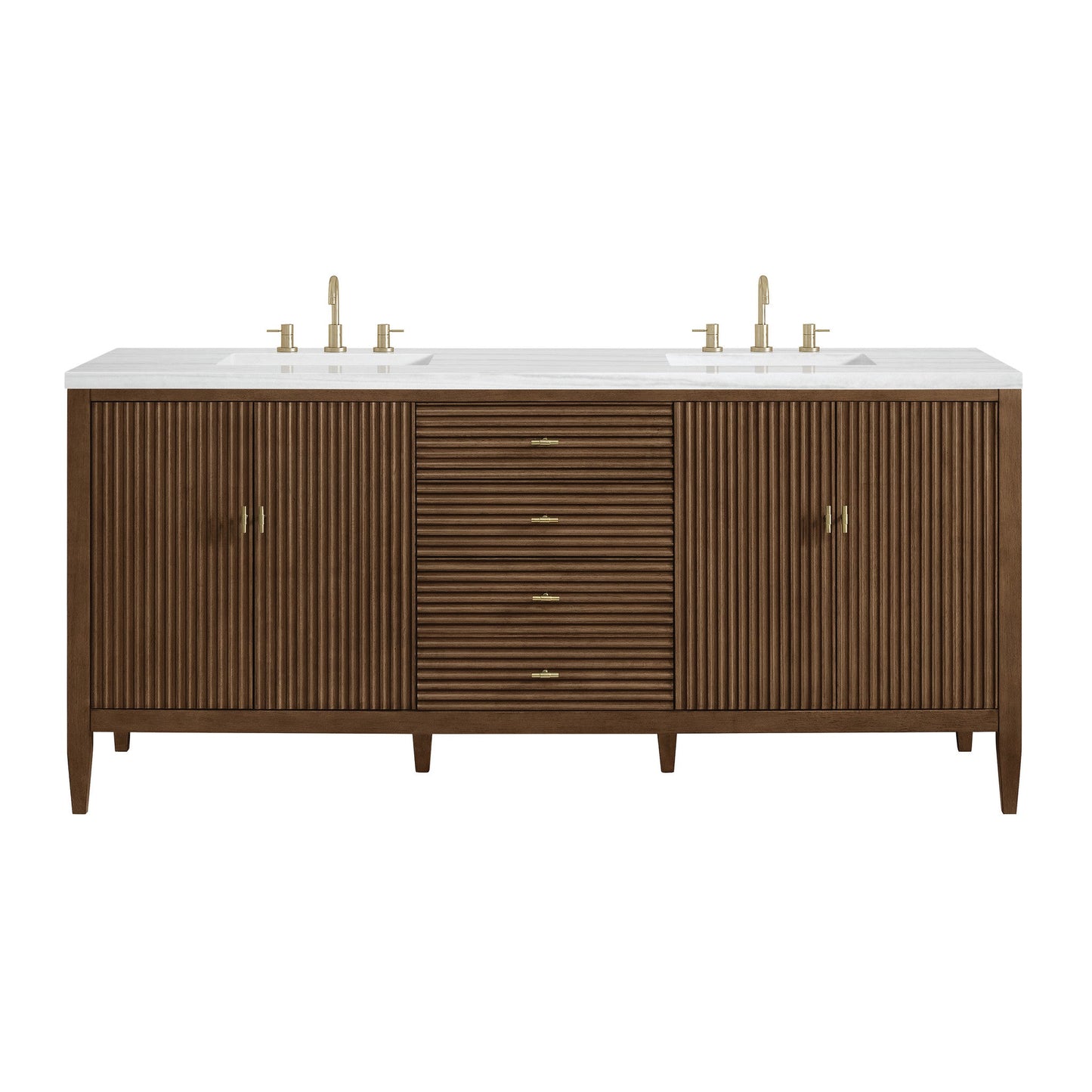 James Martin 72" Myrrin Double Vanity - Luxe Bathroom Vanities