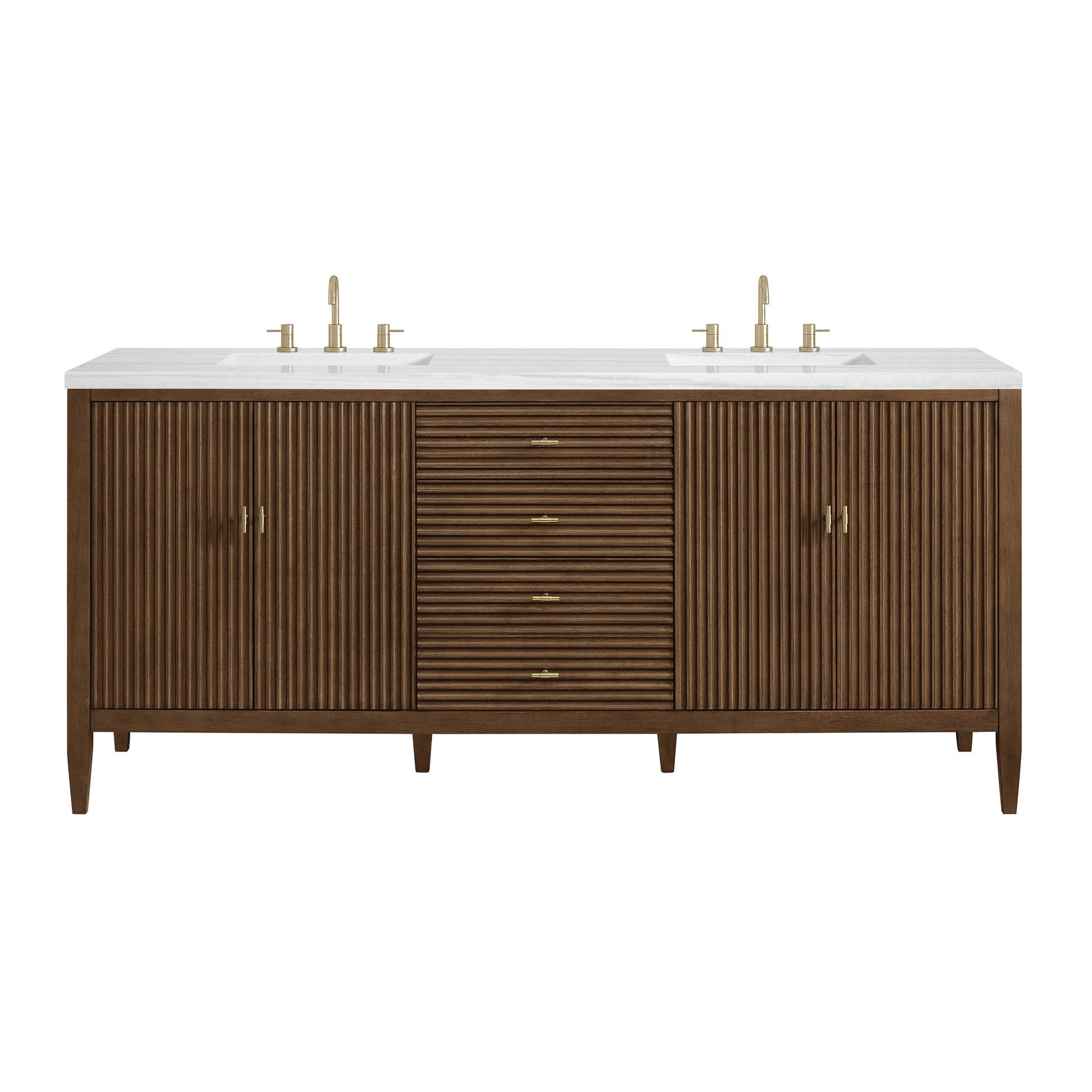 James Martin 72" Myrrin Double Vanity - Luxe Bathroom Vanities