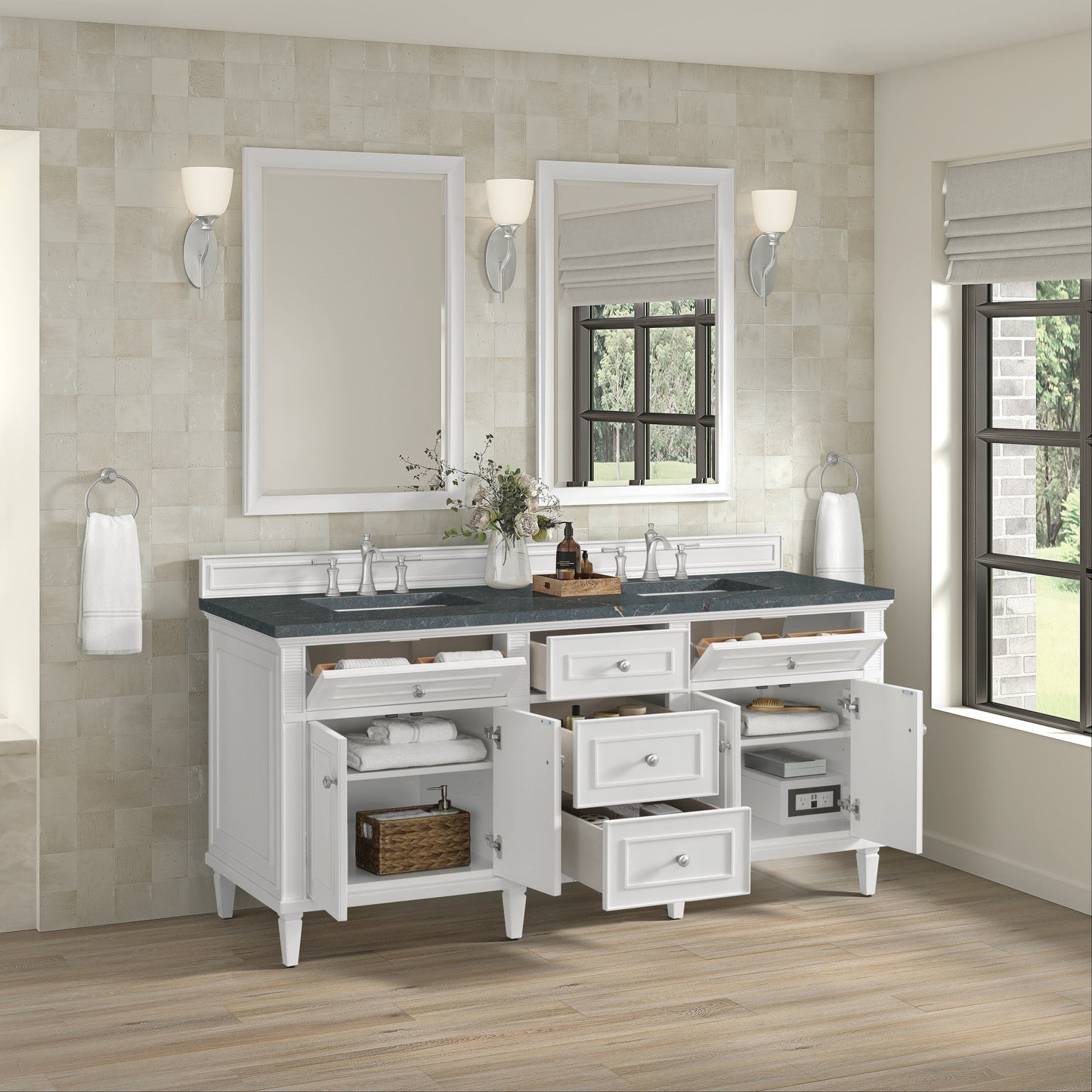 James Martin 72" Lorelai Double Vanity