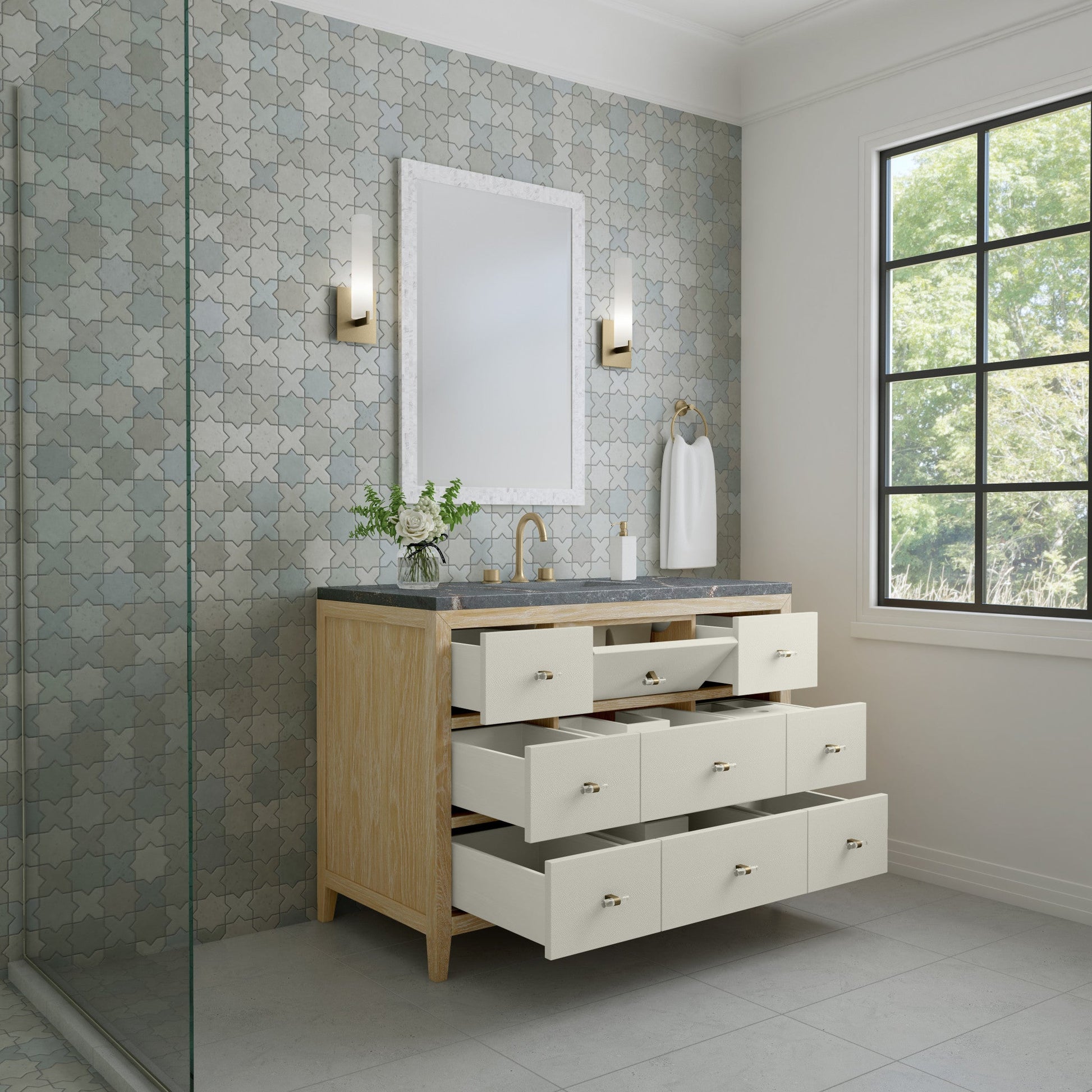 James Martin 48" Celeste Single Vanity - Luxe Bathroom Vanities