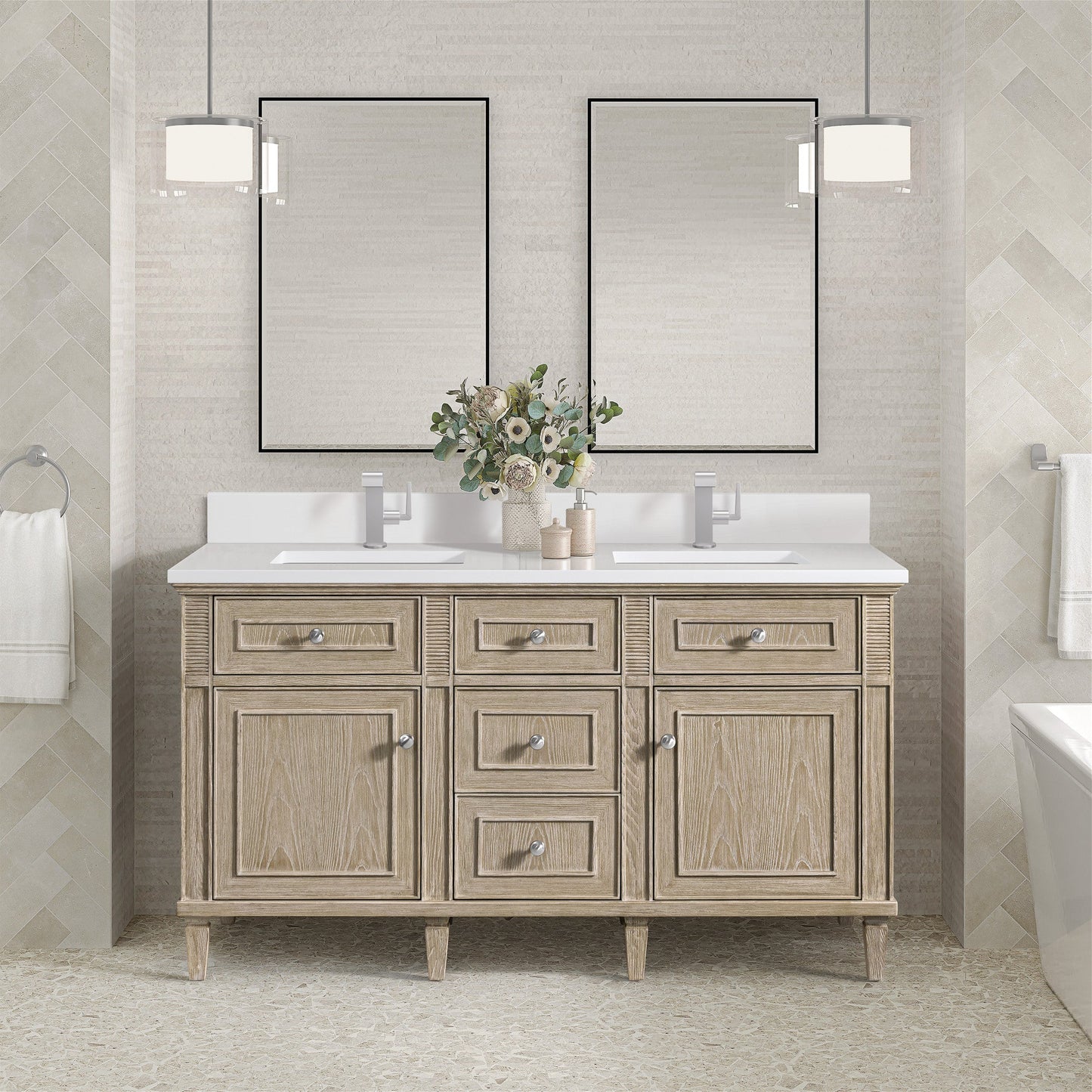 James Martin 60" Lorelai Double Vanity
