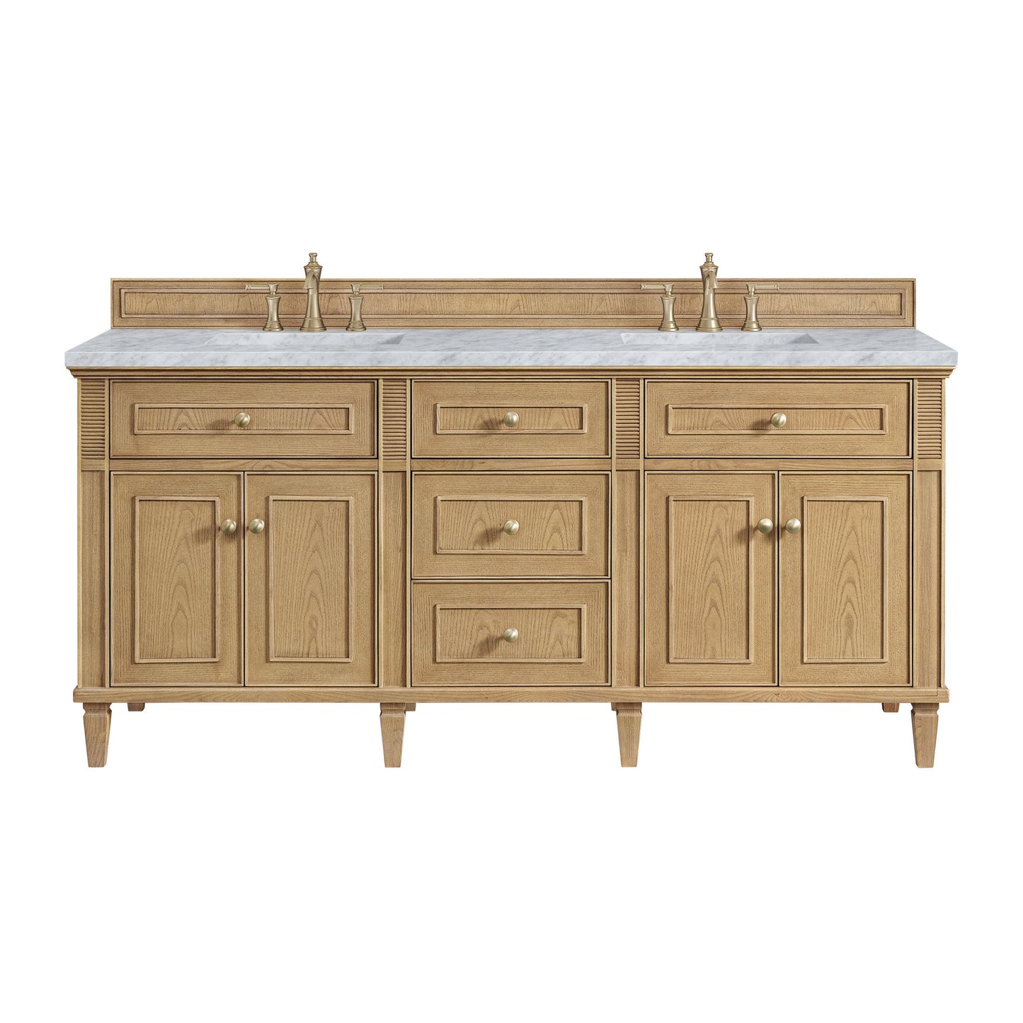 James Martin 72" Lorelai Double Vanity - Luxe Bathroom Vanities