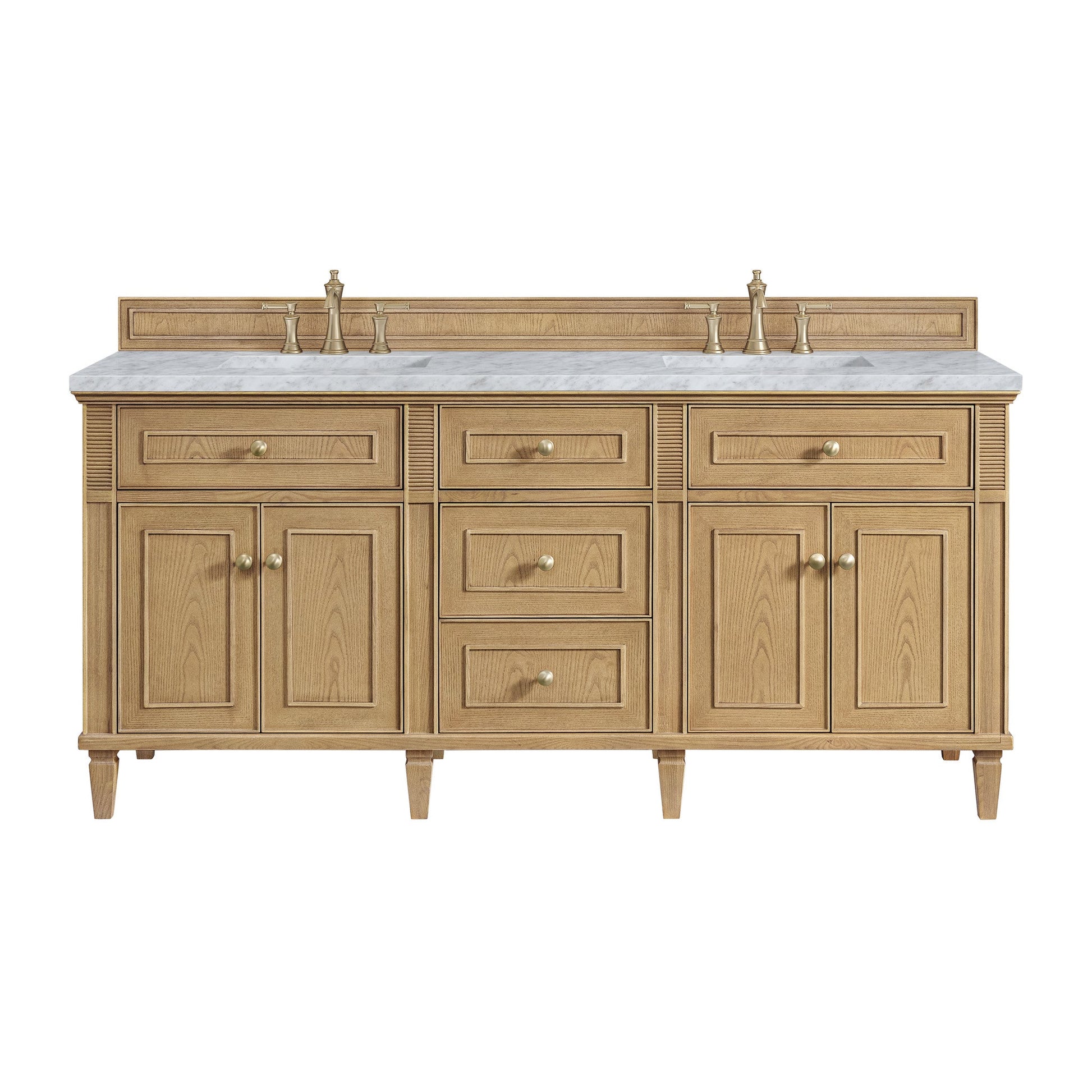 James Martin 72" Lorelai Double Vanity - Luxe Bathroom Vanities
