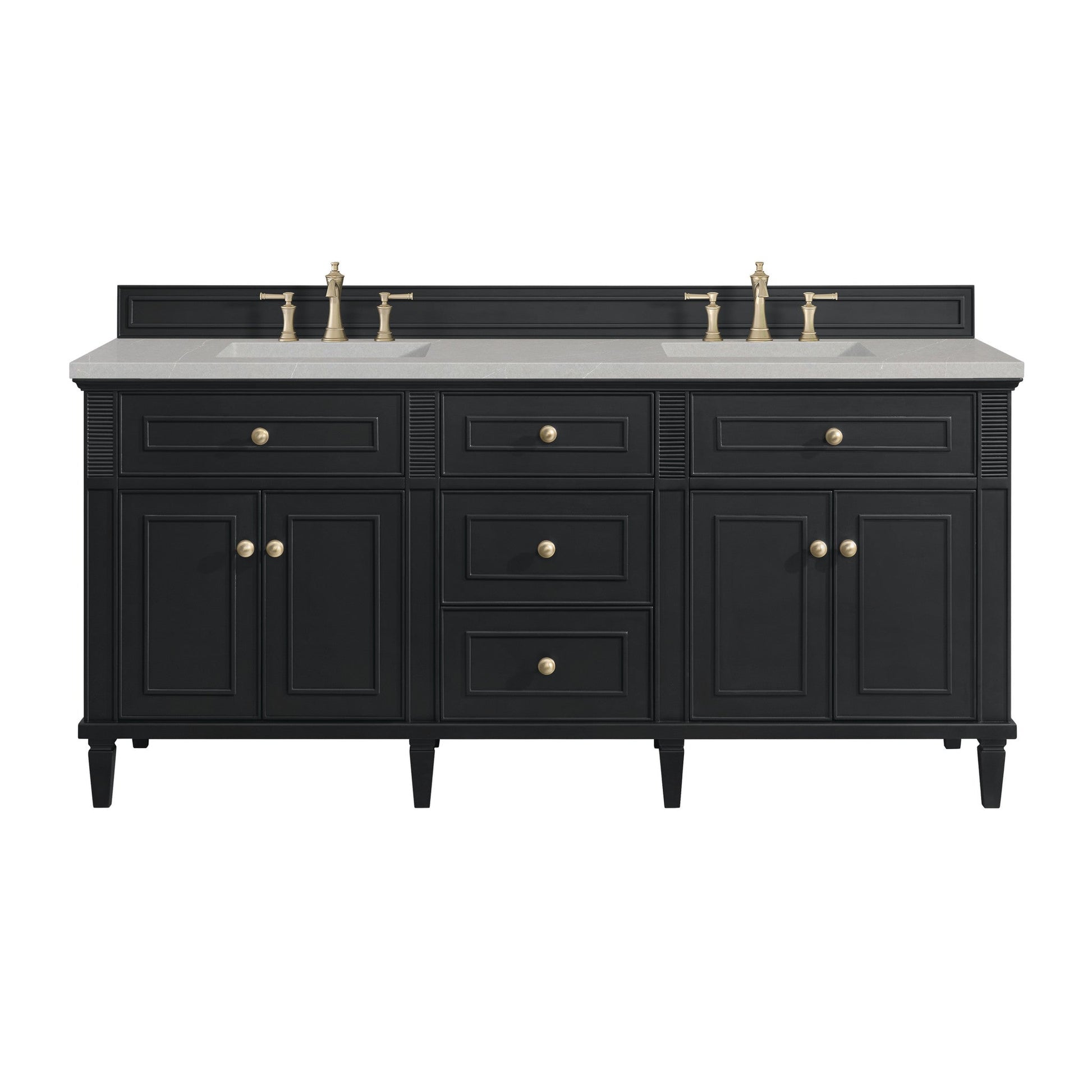 James Martin 72" Lorelai Double Vanity - Luxe Bathroom Vanities