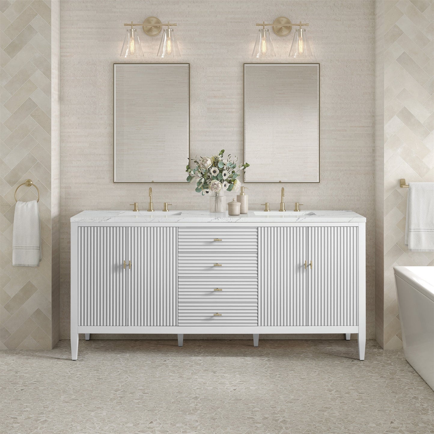 James Martin 72" Myrrin Double Vanity