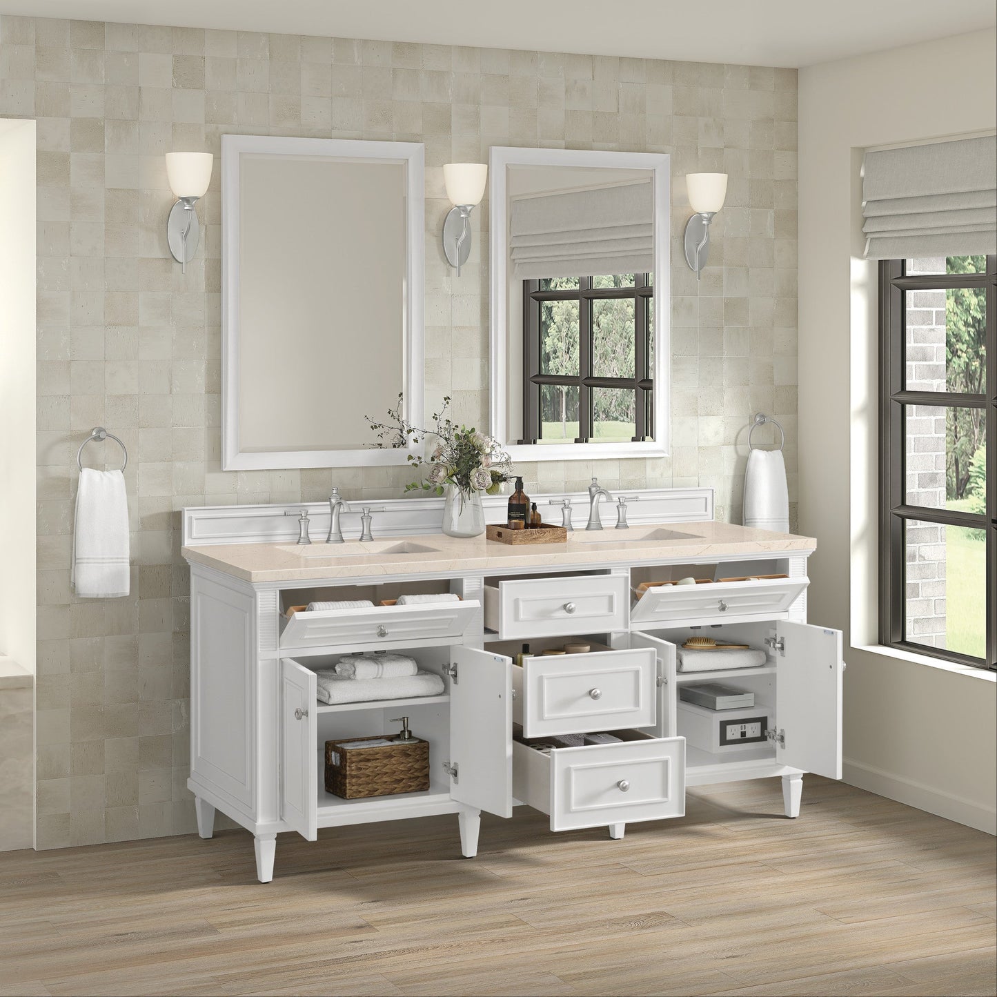 James Martin 72" Lorelai Double Vanity
