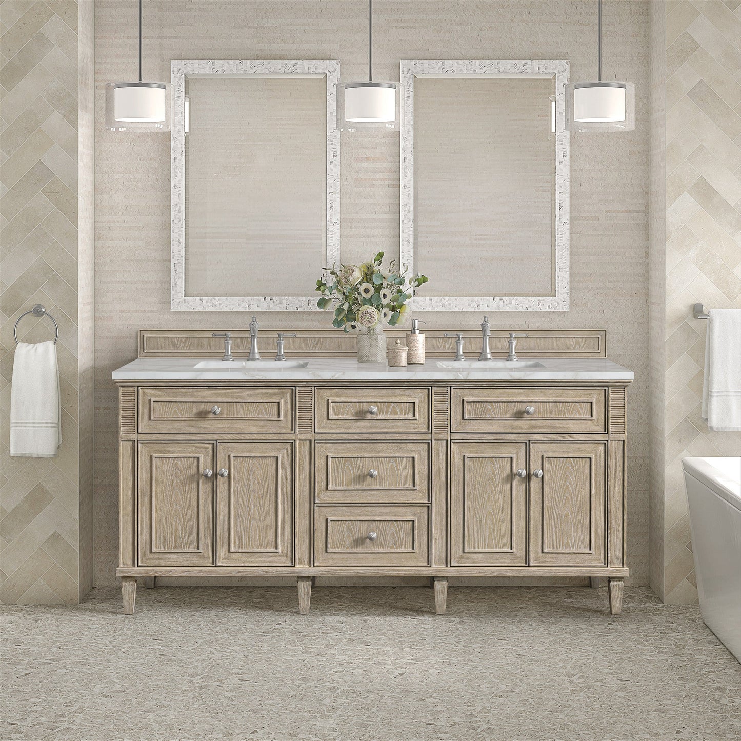 James Martin 72" Lorelai Double Vanity