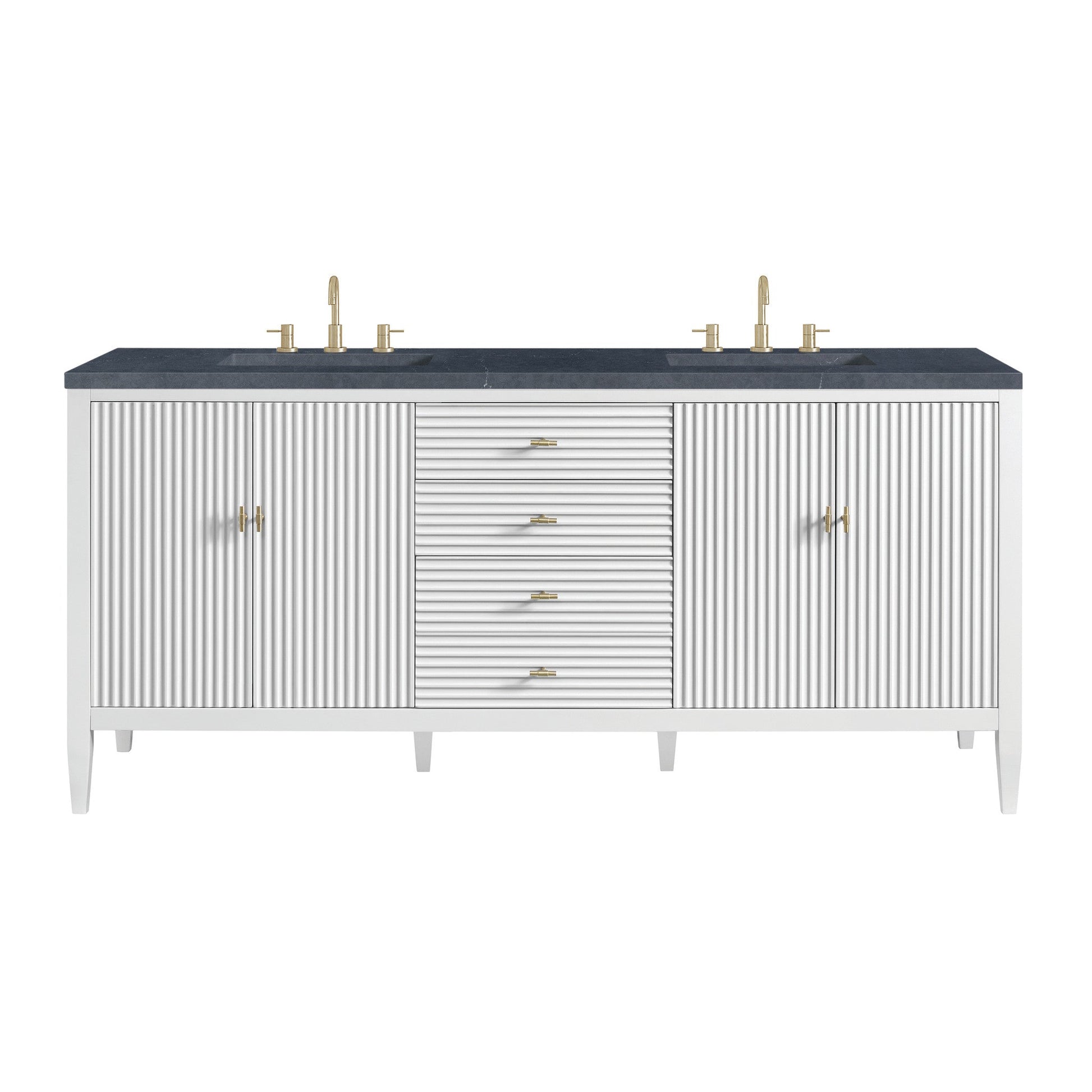 James Martin 72" Myrrin Double Vanity - Luxe Bathroom Vanities