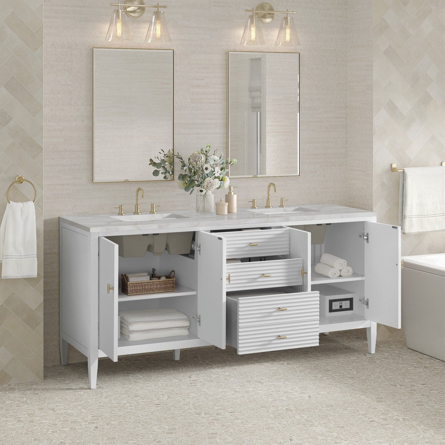 James Martin 72" Myrrin Double Vanity