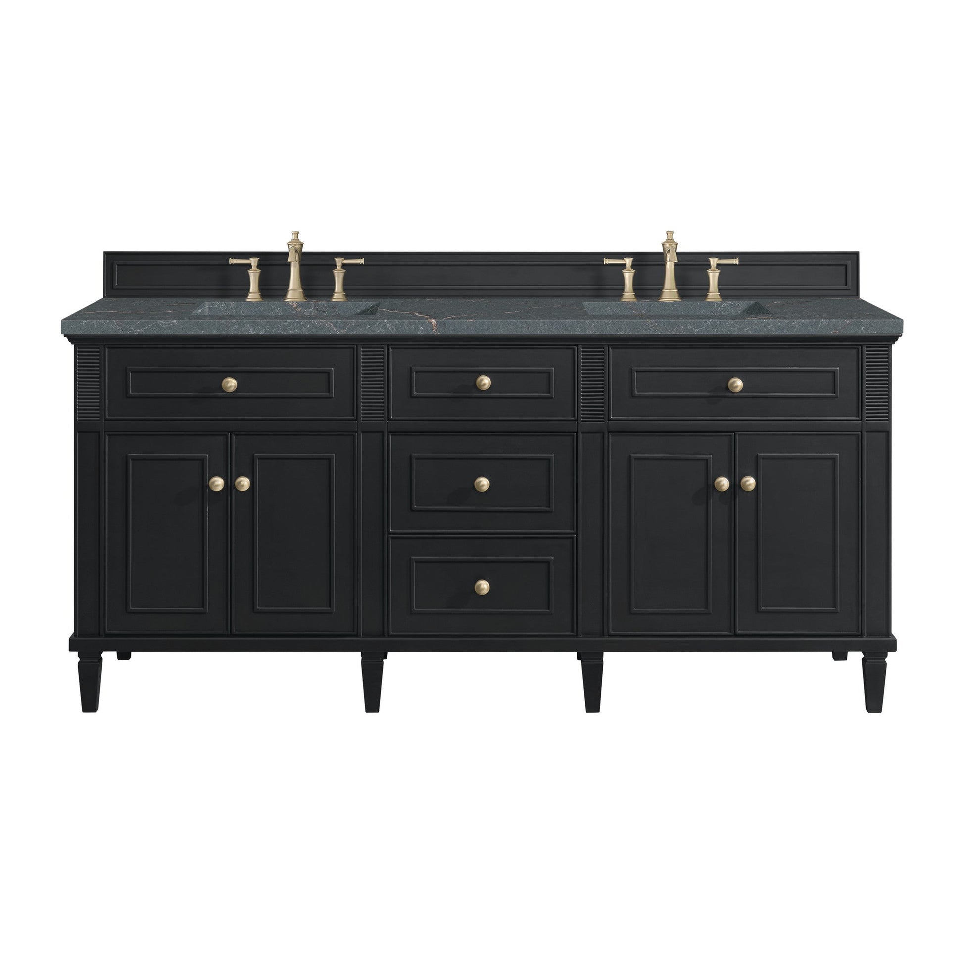 James Martin 72" Lorelai Double Vanity - Luxe Bathroom Vanities