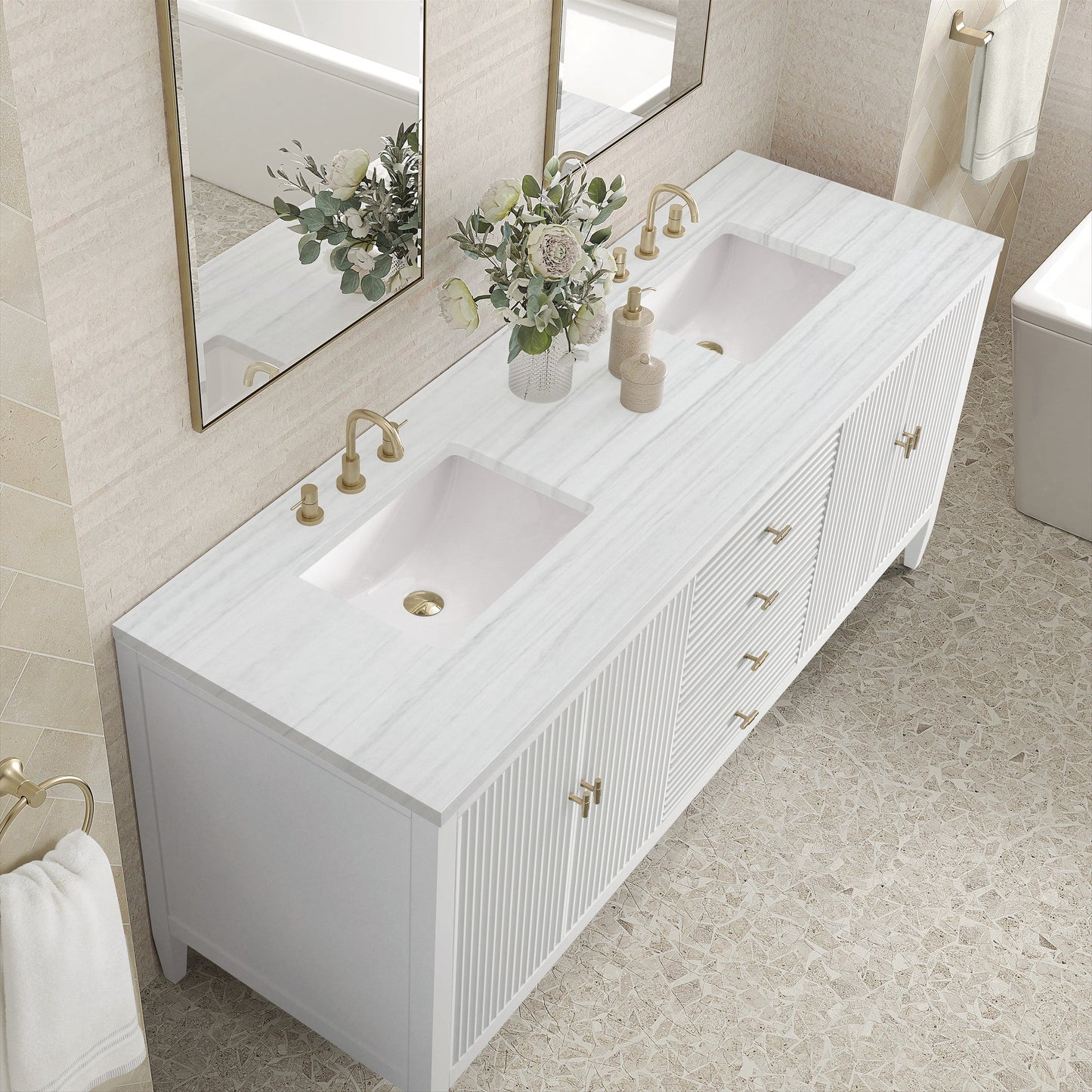 James Martin 72" Myrrin Double Vanity