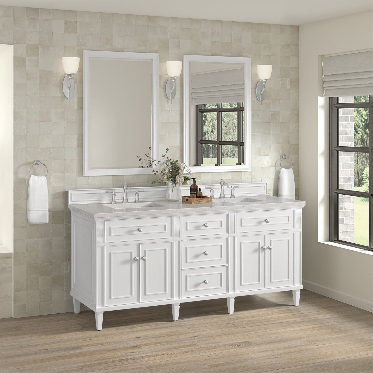 James Martin 72" Lorelai Double Vanity