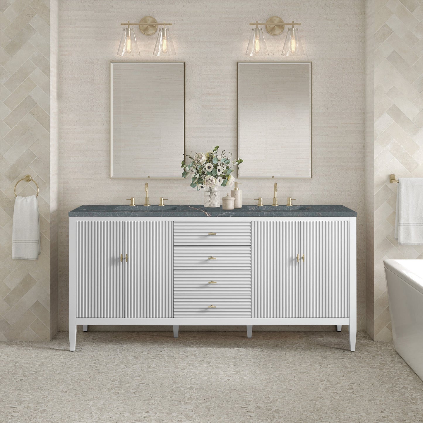 James Martin 72" Myrrin Double Vanity