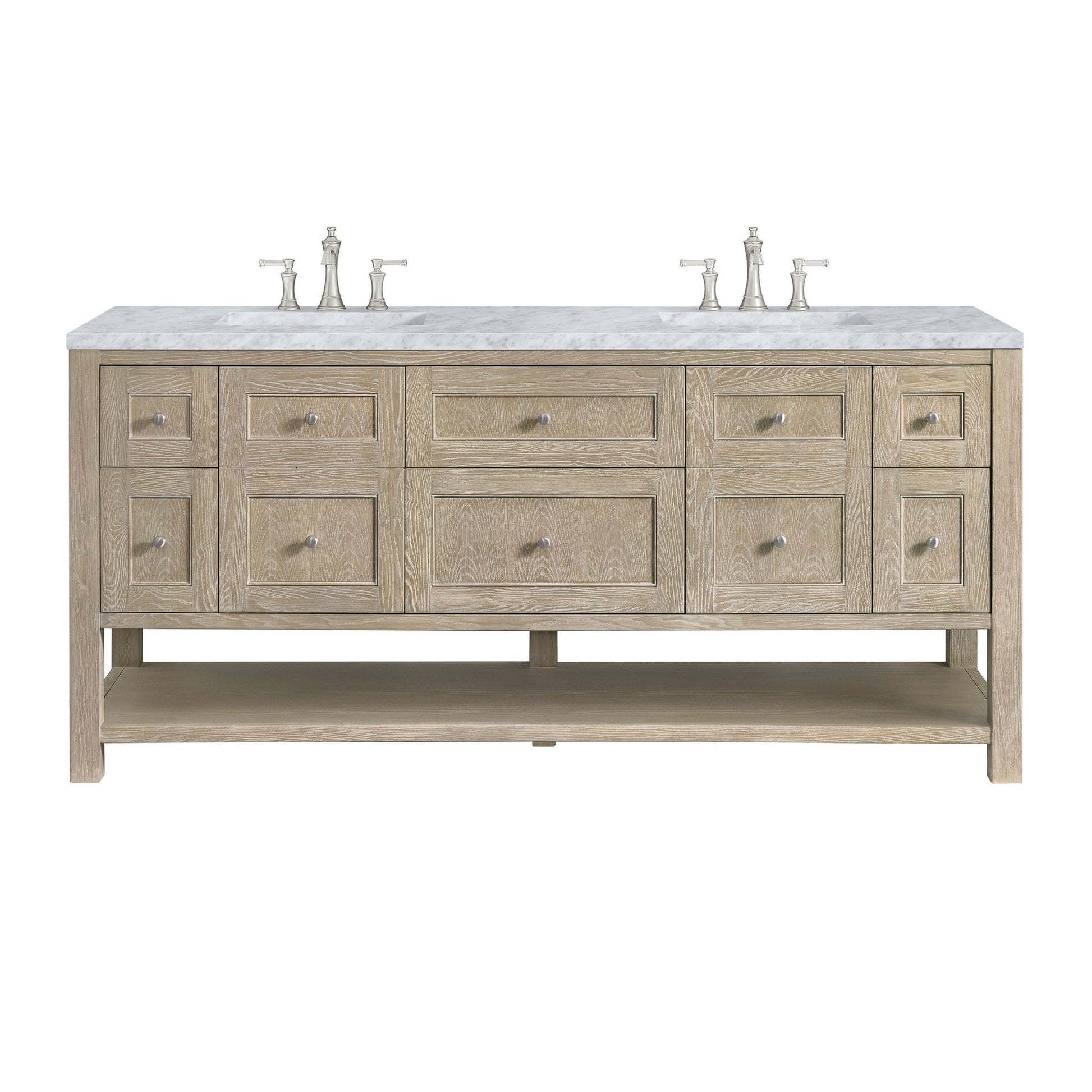 James Martin 72" Breckenridge Double Vanity - Luxe Bathroom Vanities