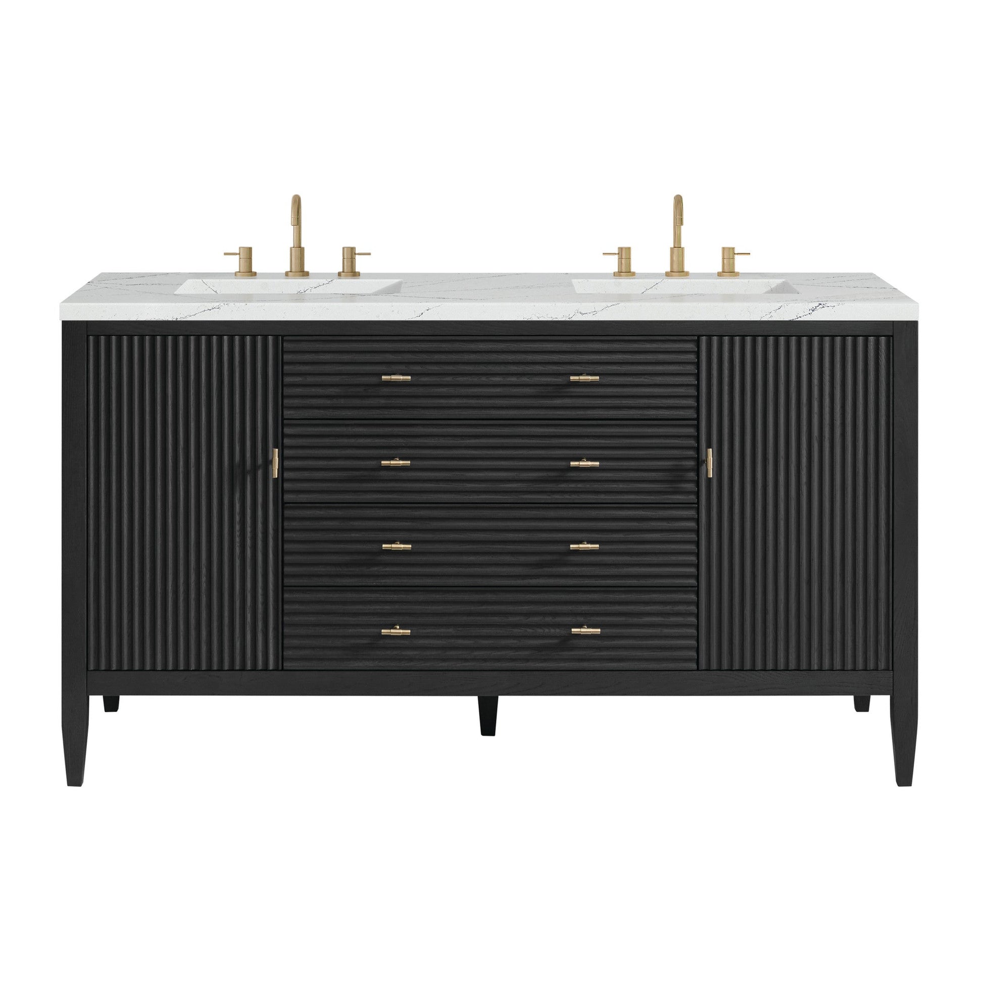 James Martin 60" Myrrin Double Vanity - Luxe Bathroom Vanities