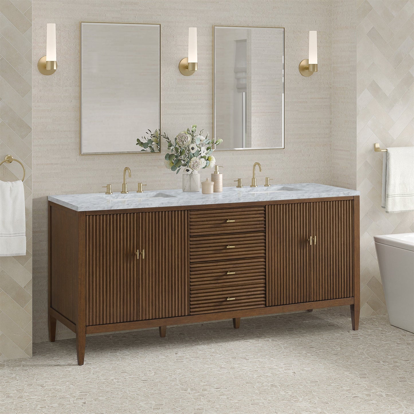 James Martin 72" Myrrin Double Vanity